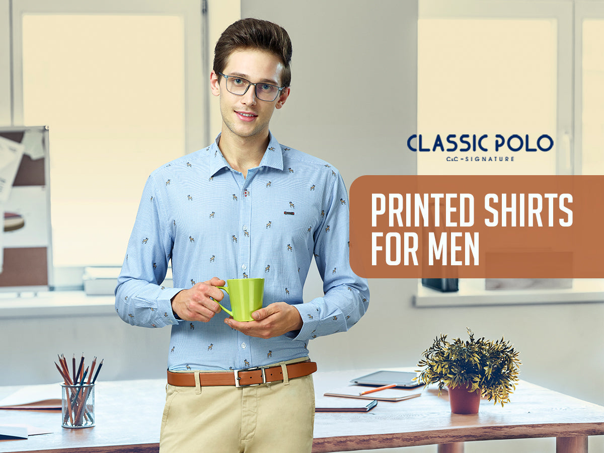 Printed Shirts for Men | Classic Polo