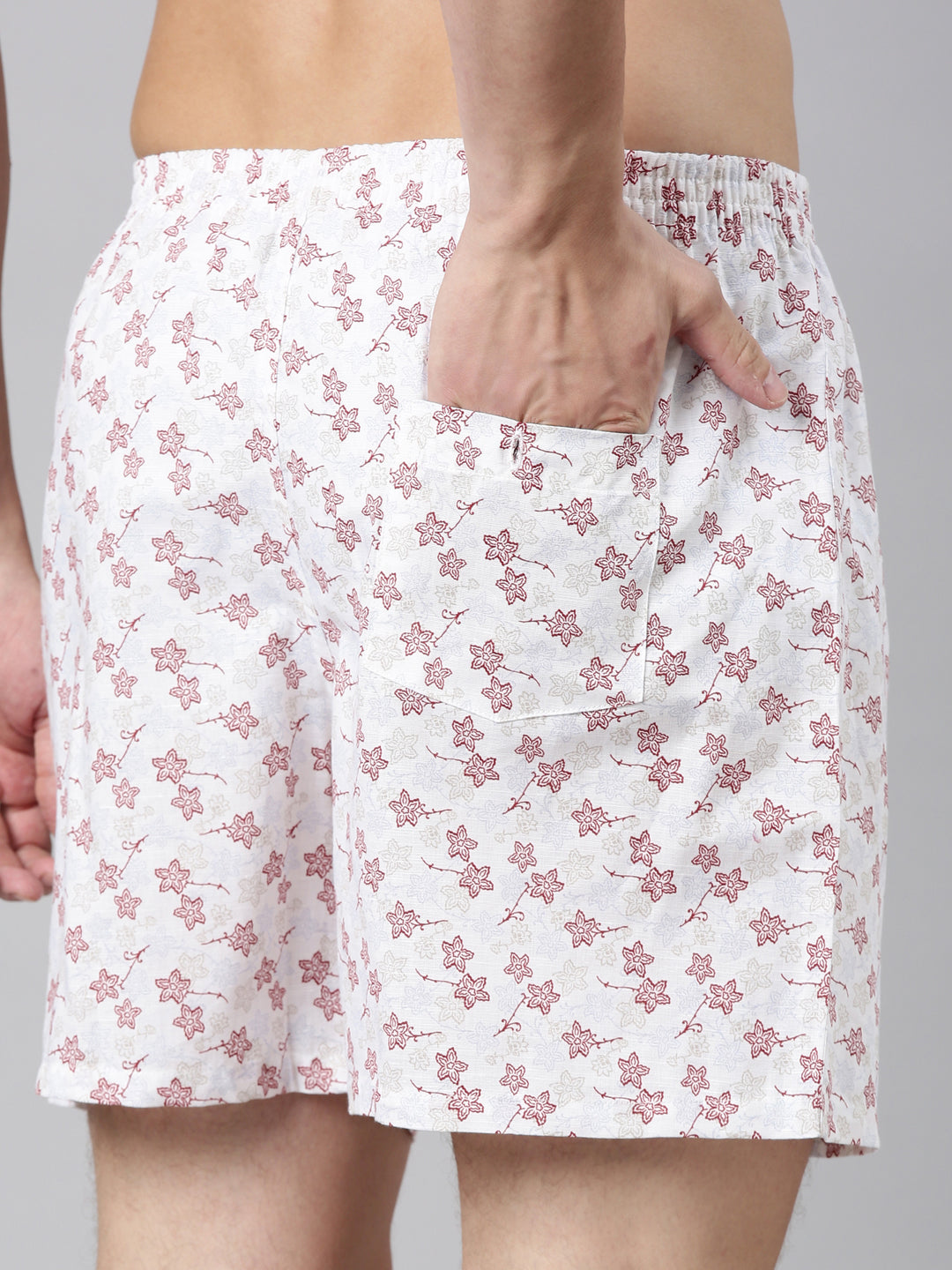 Classic Polo Men's All-Over Print Slim Fit Cotton Boxer Shorts Pack Of 2 | BXT-116-PRT-PRT