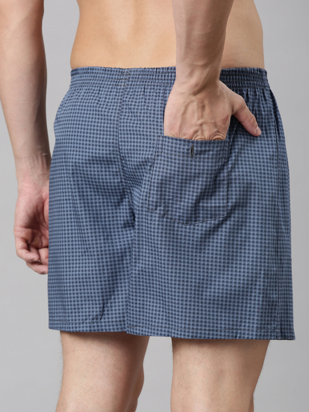 Classic Polo Men's Solid/All-Over Print Slim Fit Cotton Boxer Shorts Pack Of 2 | BXT-68-PRT-JAQ