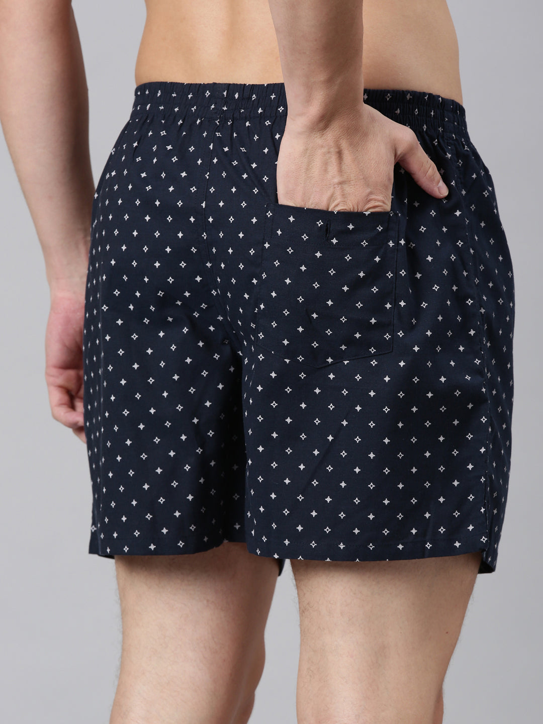 Classic Polo Men's All-Over Print Slim Fit Cotton Boxer Shorts Pack Of 2 | BXT-63-PRT-PRT