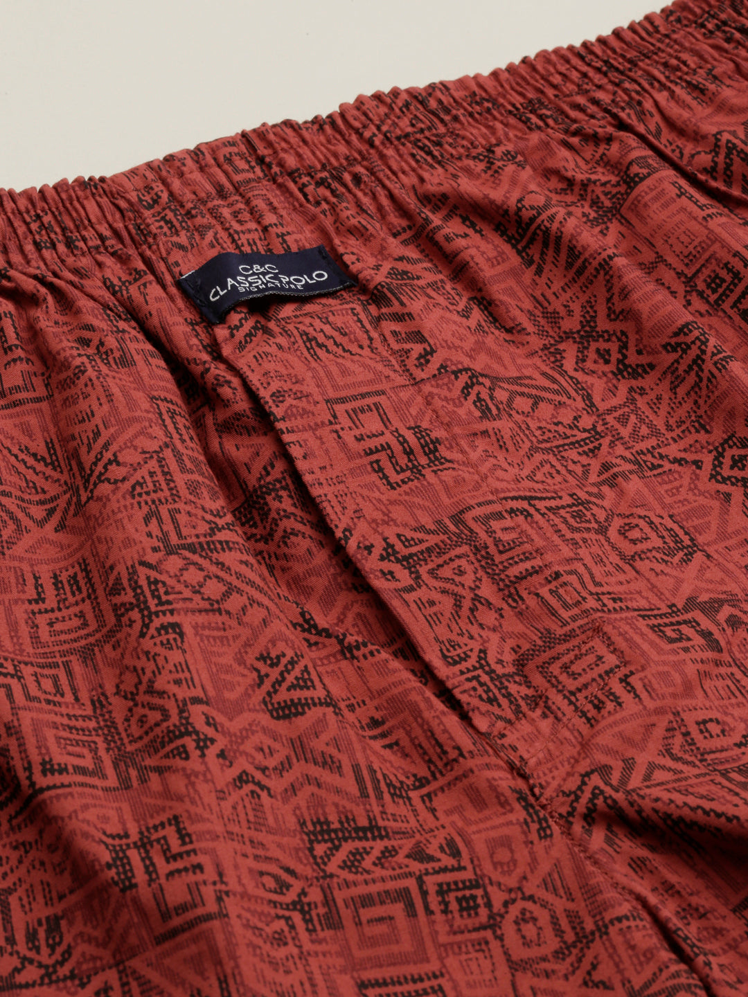 Classic Polo Men's All-Over Print Slim Fit Cotton Boxer Shorts Pack Of 2 | BXT-112-PRT-PRT