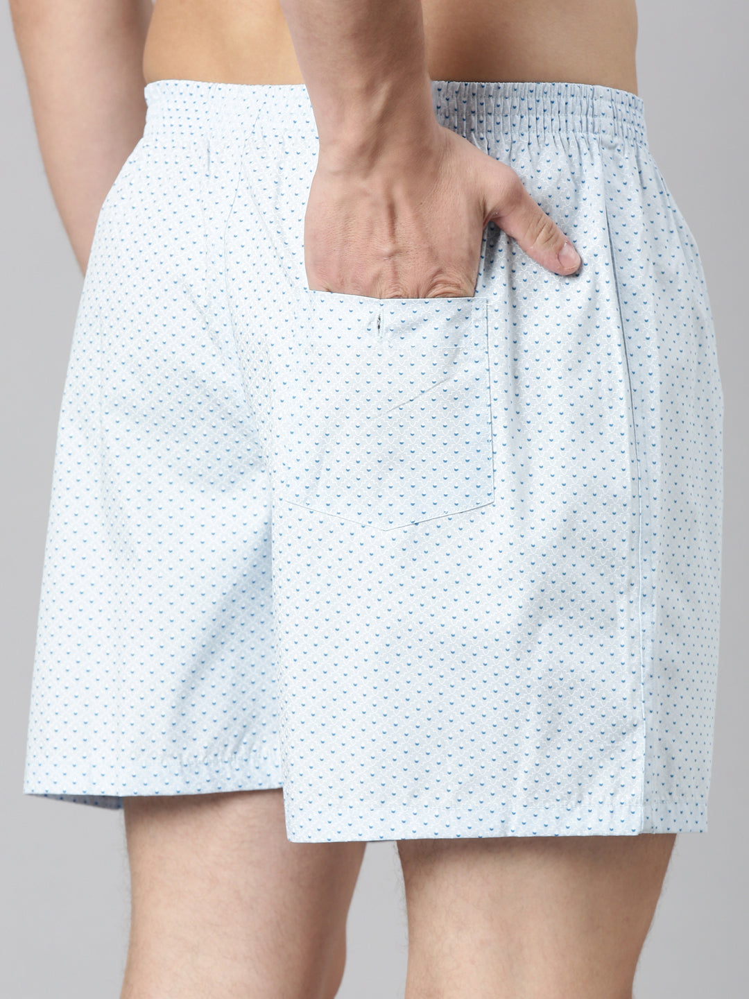 Classic Polo Men's All-Over Print Slim Fit Cotton Boxer Shorts Pack Of 2 | BXT-117-PRT-PRT