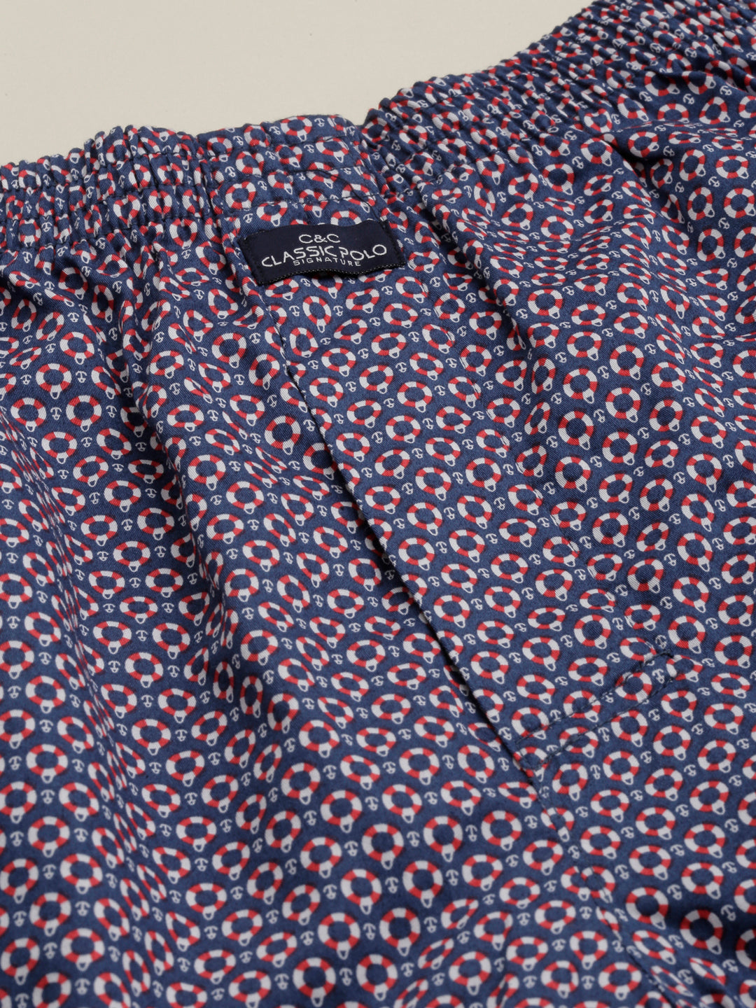 Classic Polo Men's All-Over Print Slim Fit Cotton Boxer Shorts Pack Of 2 | BXT-121-PRT-PRT