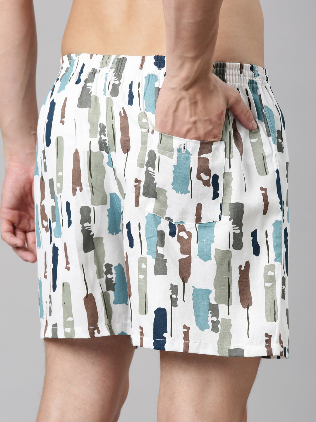 Classic Polo Men's All-Over Print Slim Fit Cotton Boxer Shorts Pack Of 2 | BXT-125-PRT-PRT