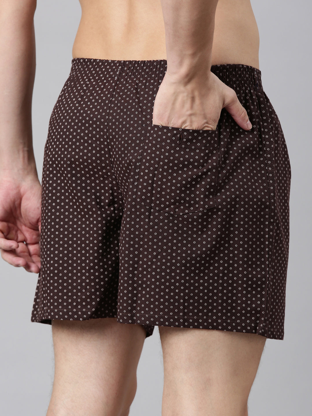 Classic Polo Men's All-Over Print/Solid Slim Fit Cotton Boxer Shorts Pack Of 2 | BXT-59-PRT-SLD