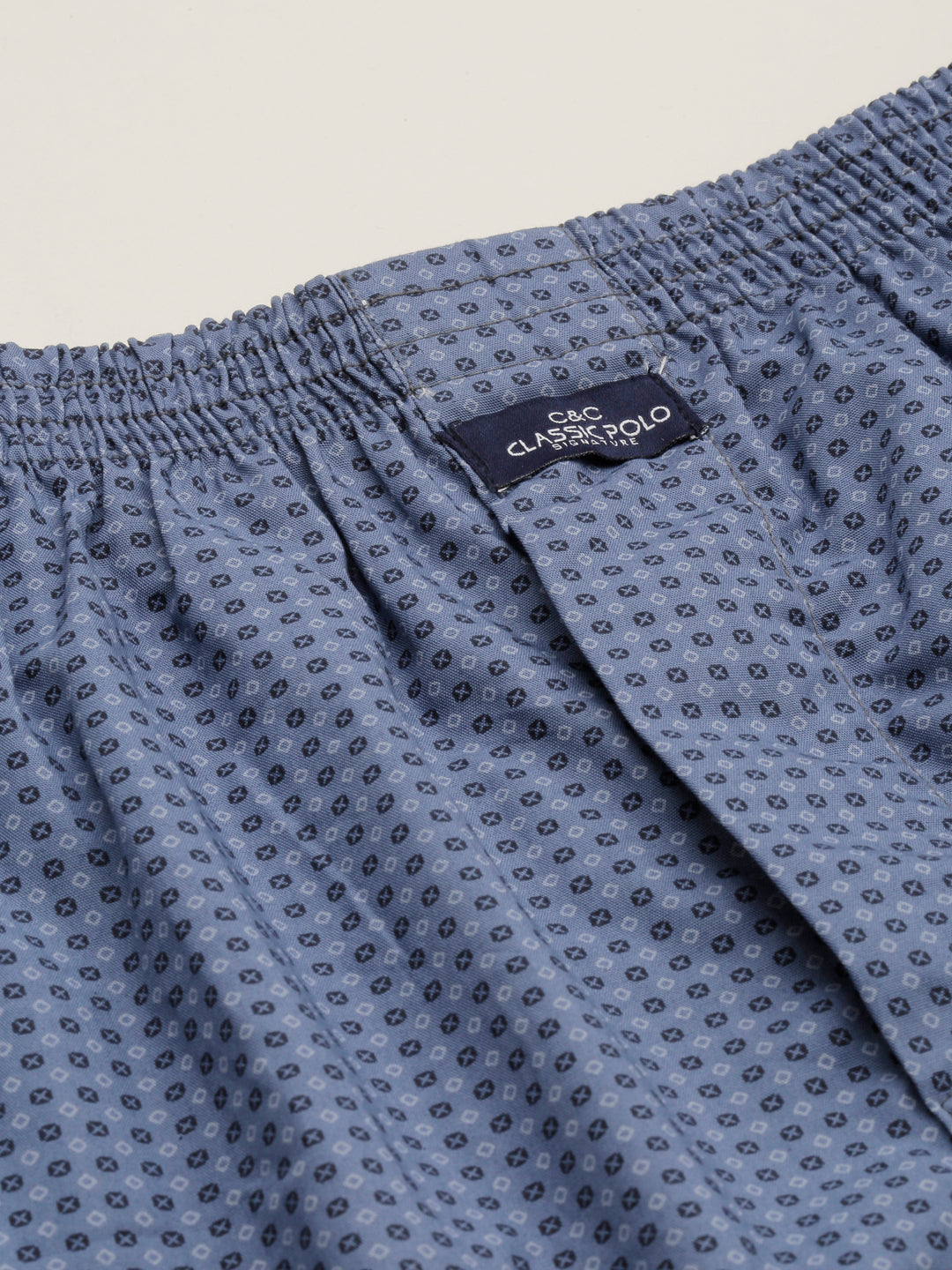 Classic Polo Men's Solid/All-Over Print Slim Fit Cotton Boxer Shorts Pack Of 2 | BXT-68-PRT-JAQ