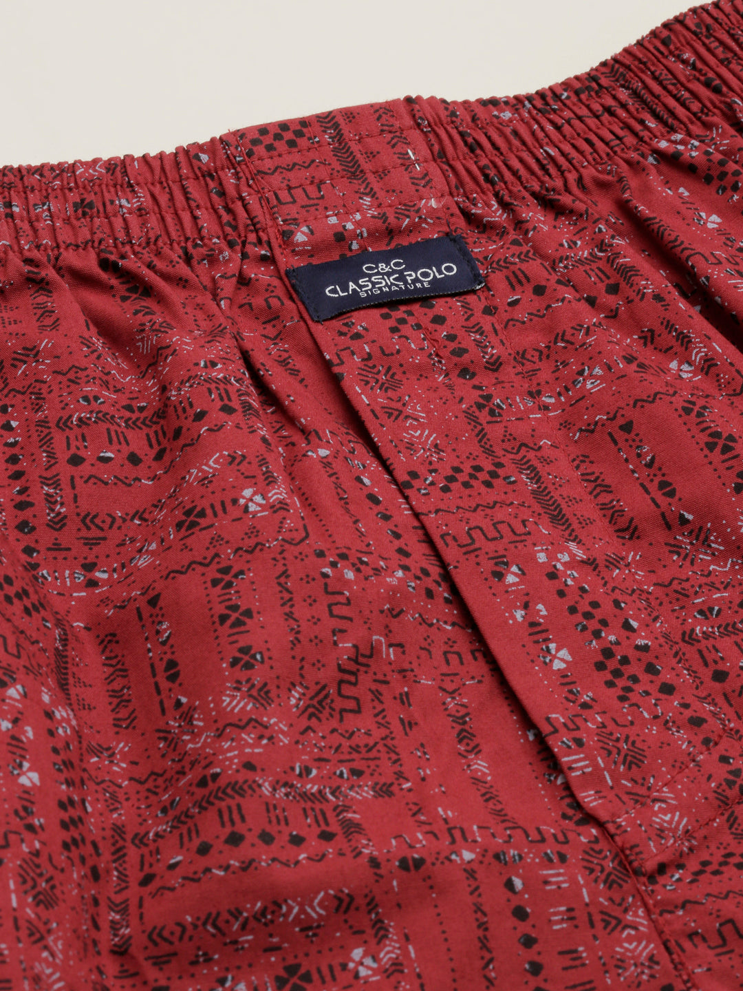 Classic Polo Men's All-Over Print/Solid Slim Fit Cotton Boxer Shorts Pack Of 2 | BXT-66-PRT-CHK