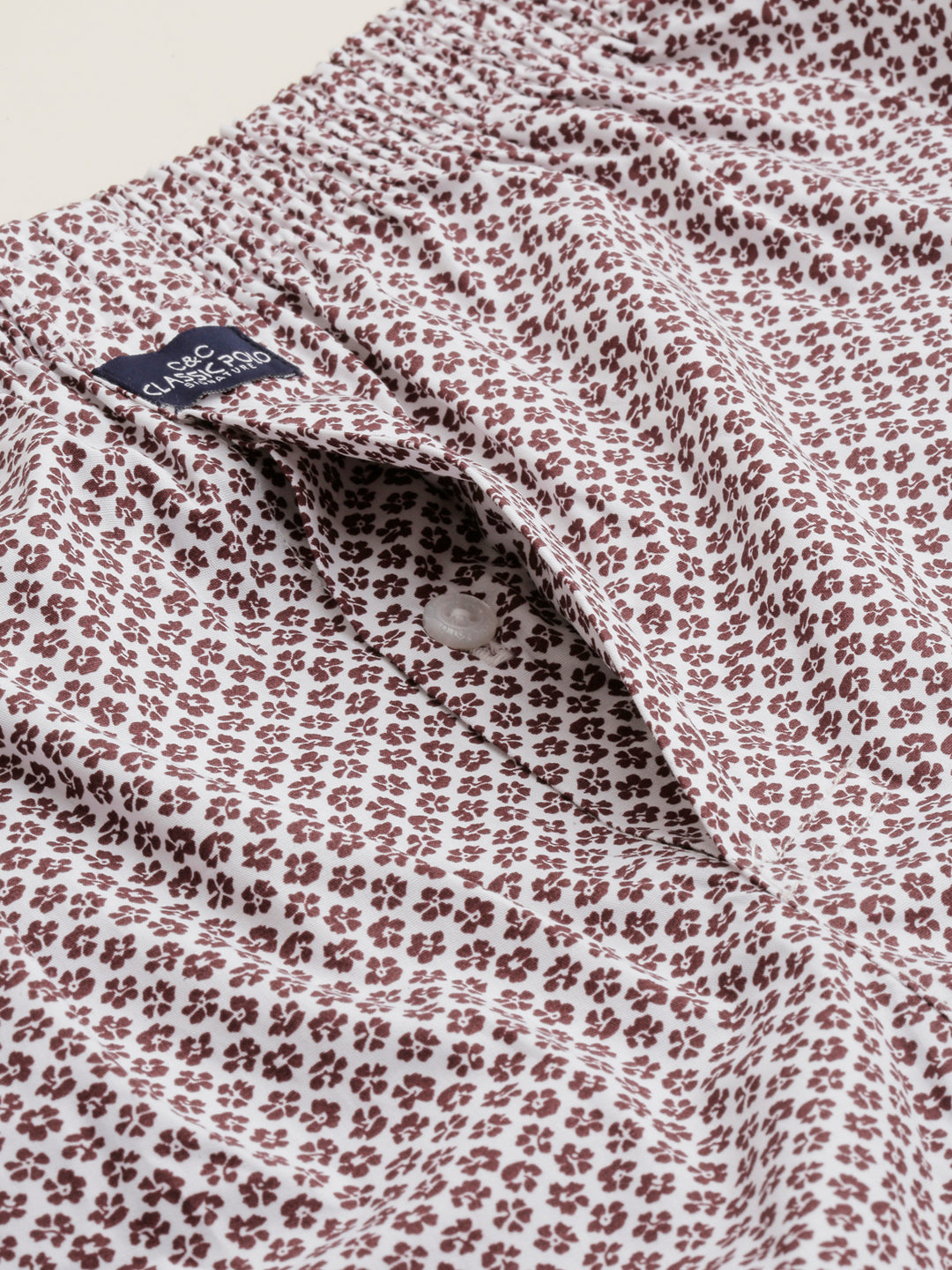 Classic Polo Men's All-Over Print Slim Fit Cotton Boxer Shorts Pack Of 2 | BXT-119-PRT-PRT