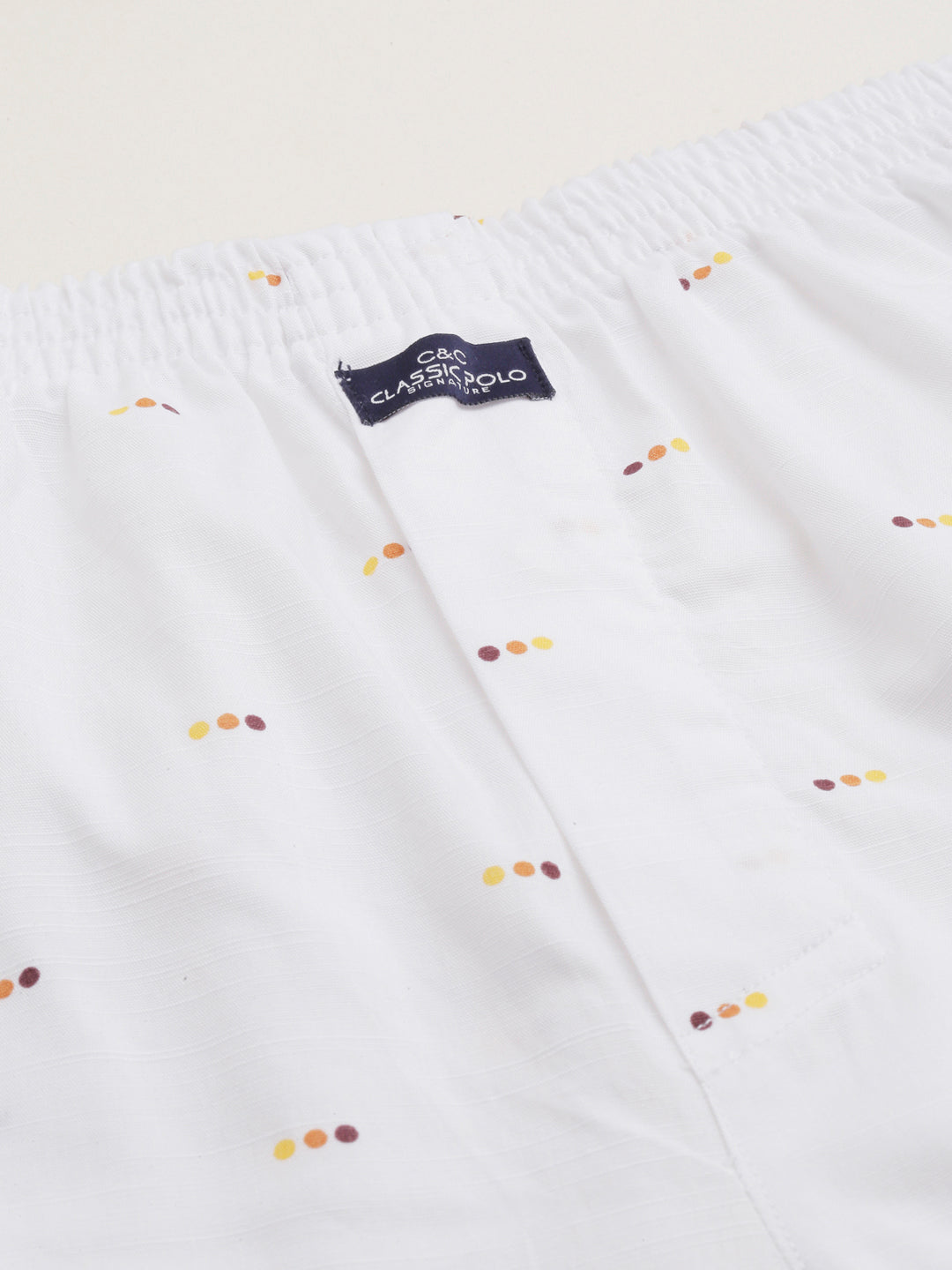 Classic Polo Men's Checked/All-Over Print Slim Fit Cotton Boxer Shorts Pack Of 2 | BXT-122-CHK-PRT
