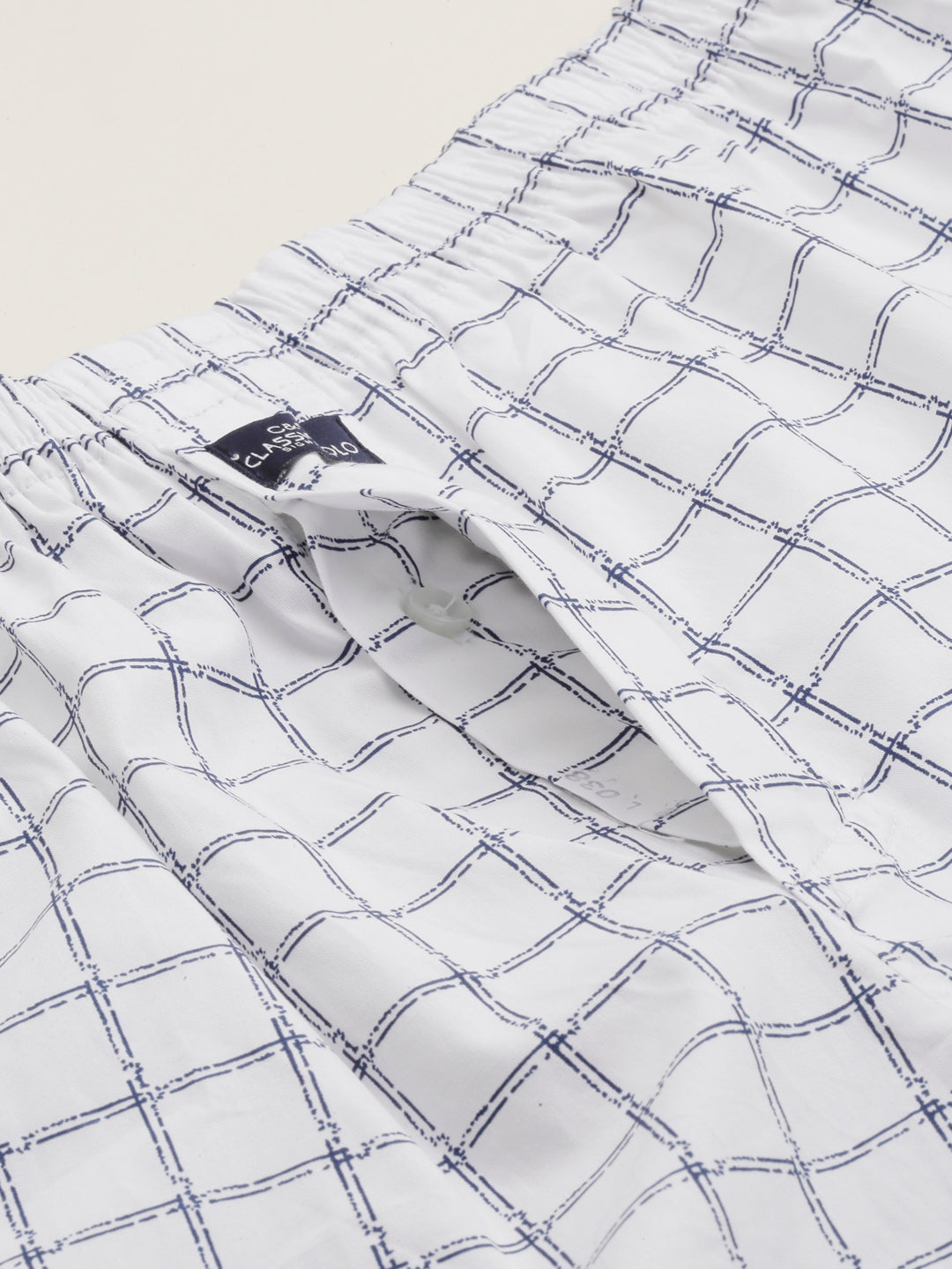 Classic Polo Men's Checked Slim Fit Cotton Boxer Shorts Pack Of 2 | BXT-108-PRT-CHK