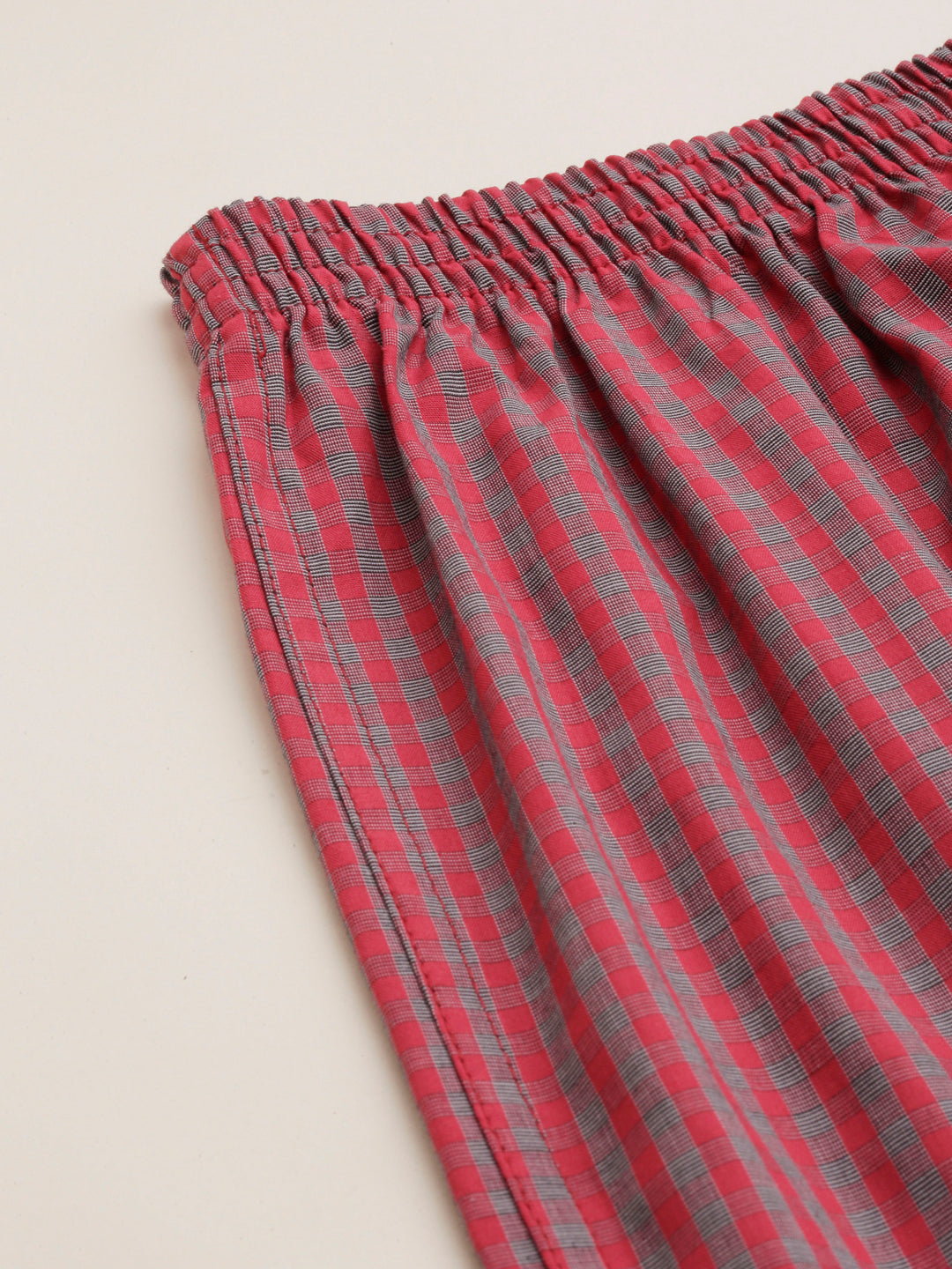 Classic Polo Men's Checked/All-Over Print Slim Fit Cotton Boxer Shorts Pack Of 2 | BXT-102-CHK-PRT