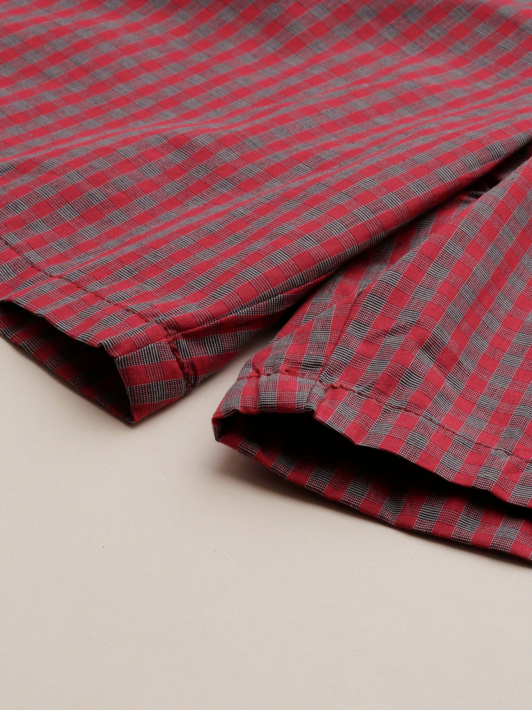 Classic Polo Men's Checked/All-Over Print Slim Fit Cotton Boxer Shorts Pack Of 2 | BXT-102-CHK-PRT