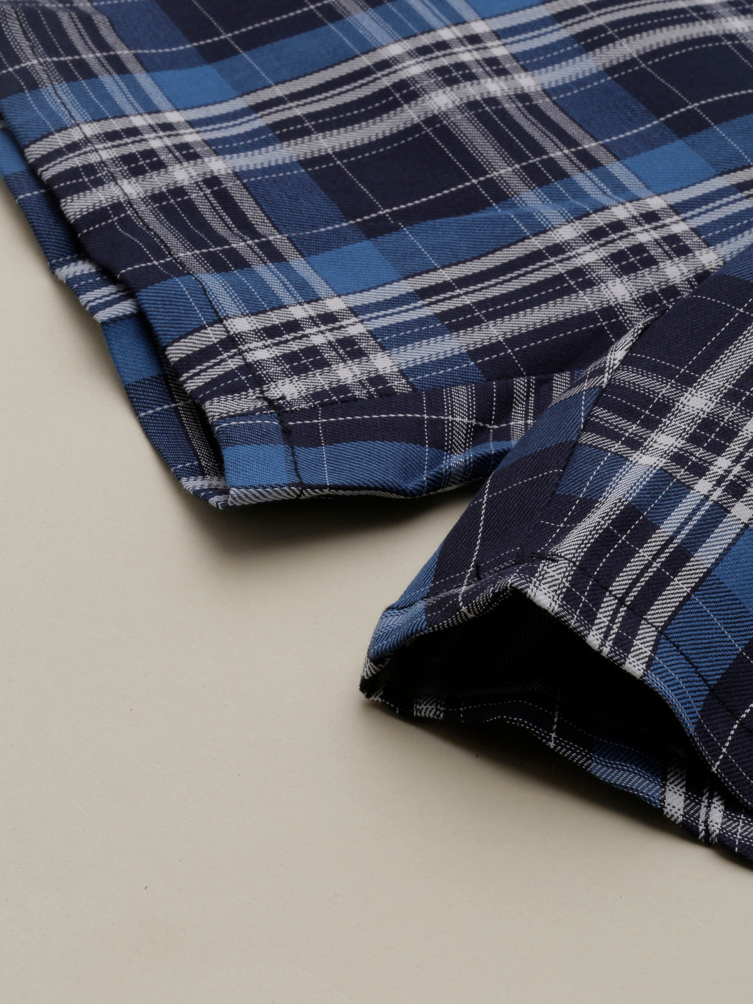 Classic Polo Men's All-Over Print/Checked Slim Fit Cotton Boxer Shorts Pack Of 2 | BXT-69-DBY-CHK
