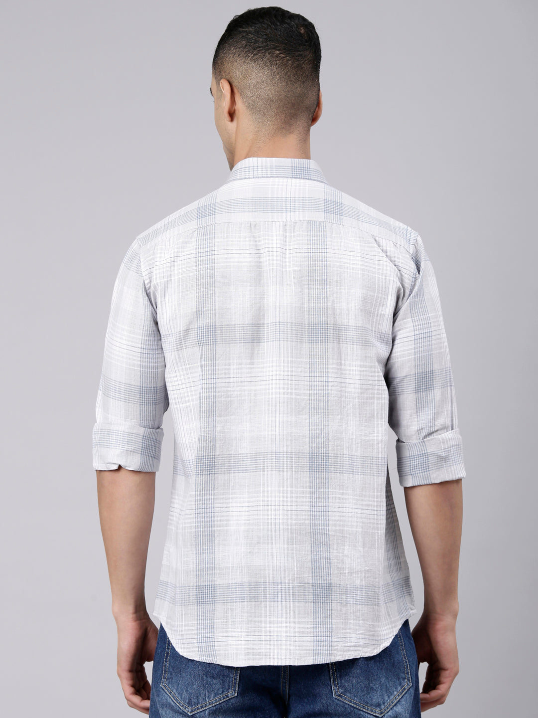 Classic Polo Men's Full Sleeve Multicolor Polo Neck Slim Fit Checked Cotton Casual Shirt | LSHS1-CL-02 A-FS-CHK-SF