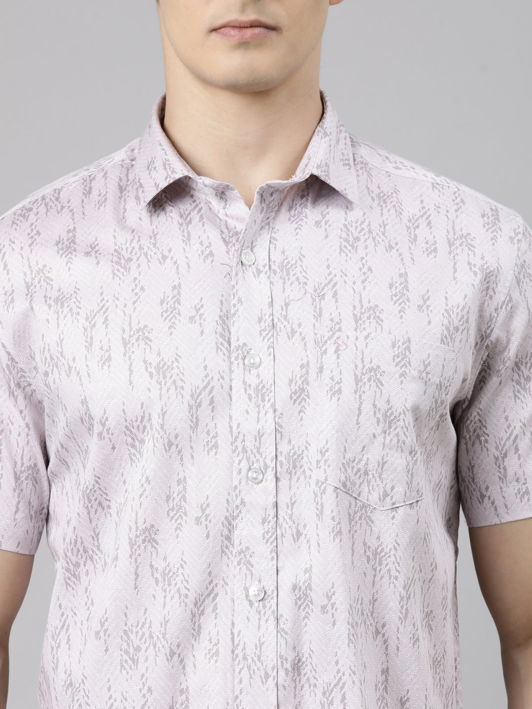 Classic Polo Men's Half Sleeve Multicolor Polo Neck Slim Fit Printed Cotton Casual Shirt | SR1-FL-03 A-HS-PRT-SF