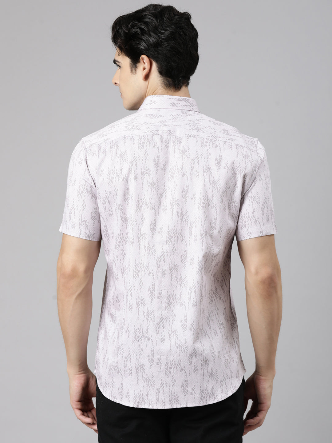 Classic Polo Men's Half Sleeve Multicolor Polo Neck Slim Fit Printed Cotton Casual Shirt | SR1-FL-03 A-HS-PRT-SF