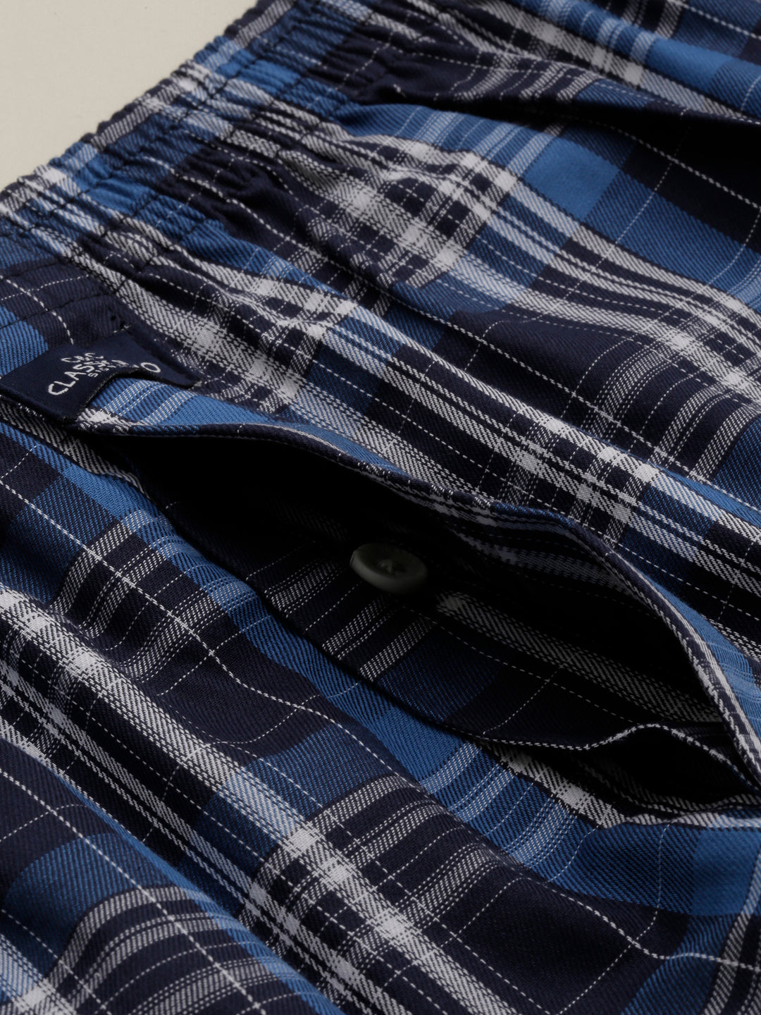 Classic Polo Men's All-Over Print/Checked Slim Fit Cotton Boxer Shorts Pack Of 2 | BXT-69-DBY-CHK