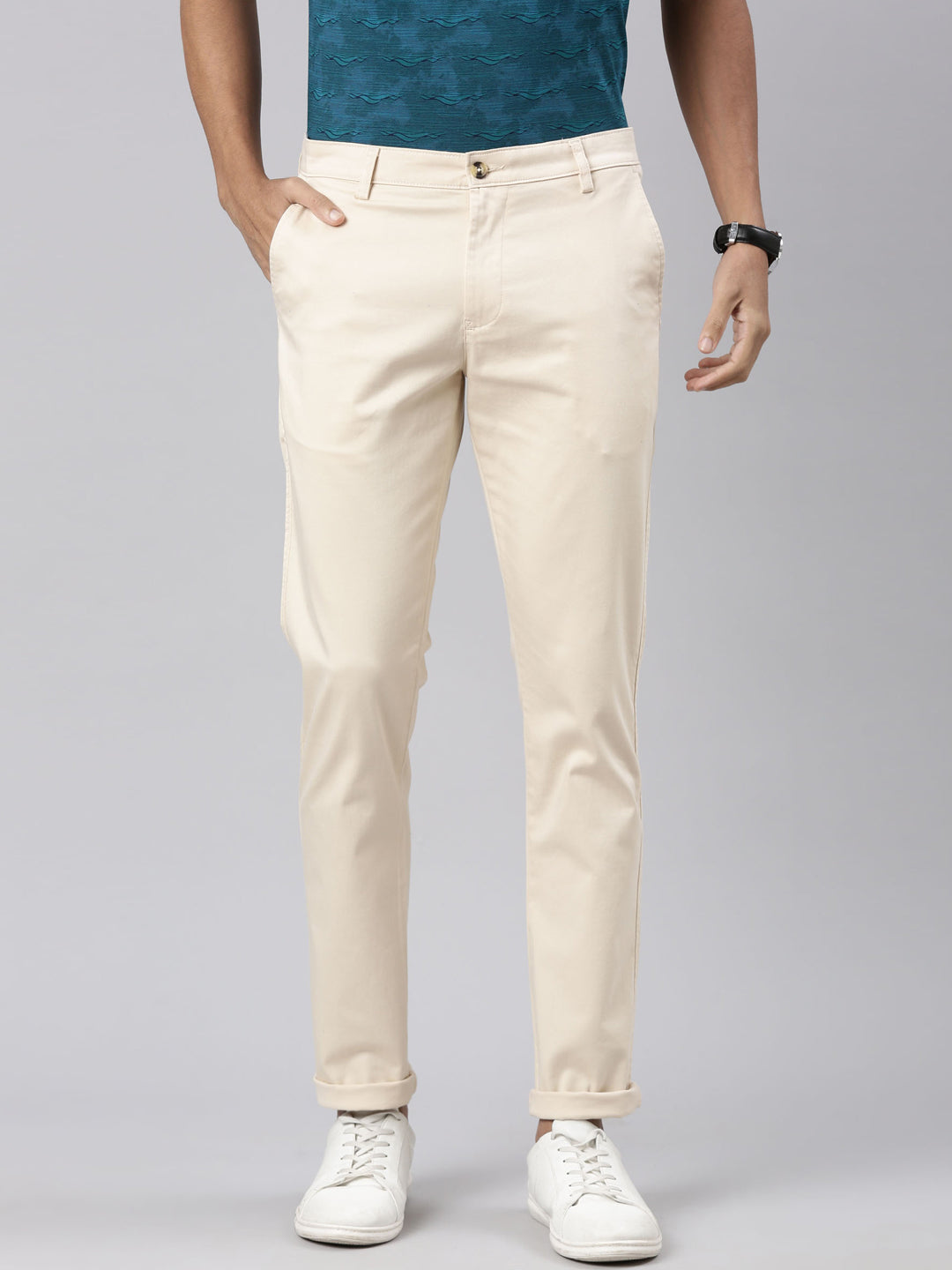 Polo Shirt Blue Shirt Cream Pant Polo Blue Shirt Cream Chinos