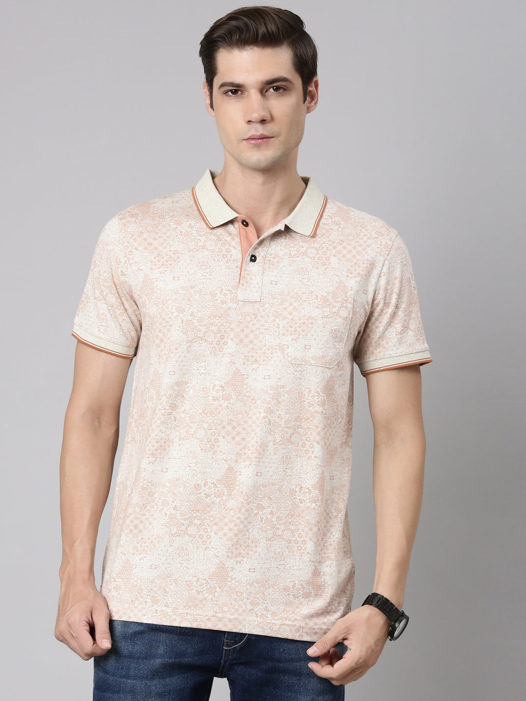 Shop Printed Polo T-Shirts for Men Online | Upgrade Your Style