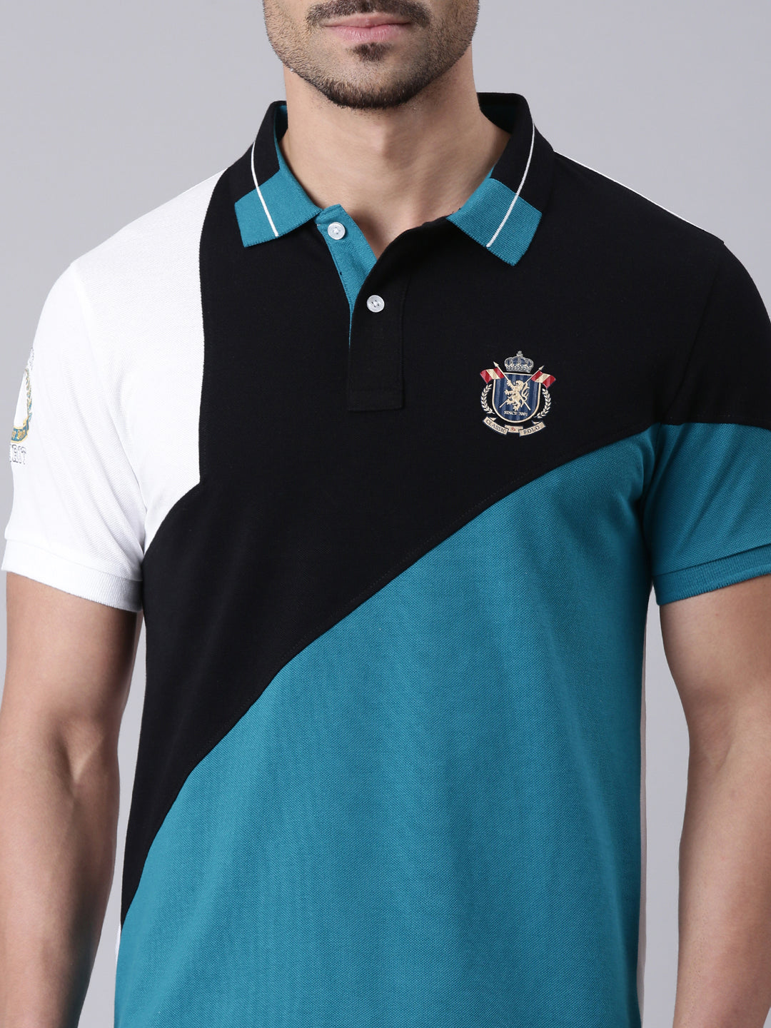 Classic Polo Men's Half Sleeve Multicolor Polo Neck Slim Fit Solid Cotton T-Shirt | GEN-X-POLO 21 B SF P