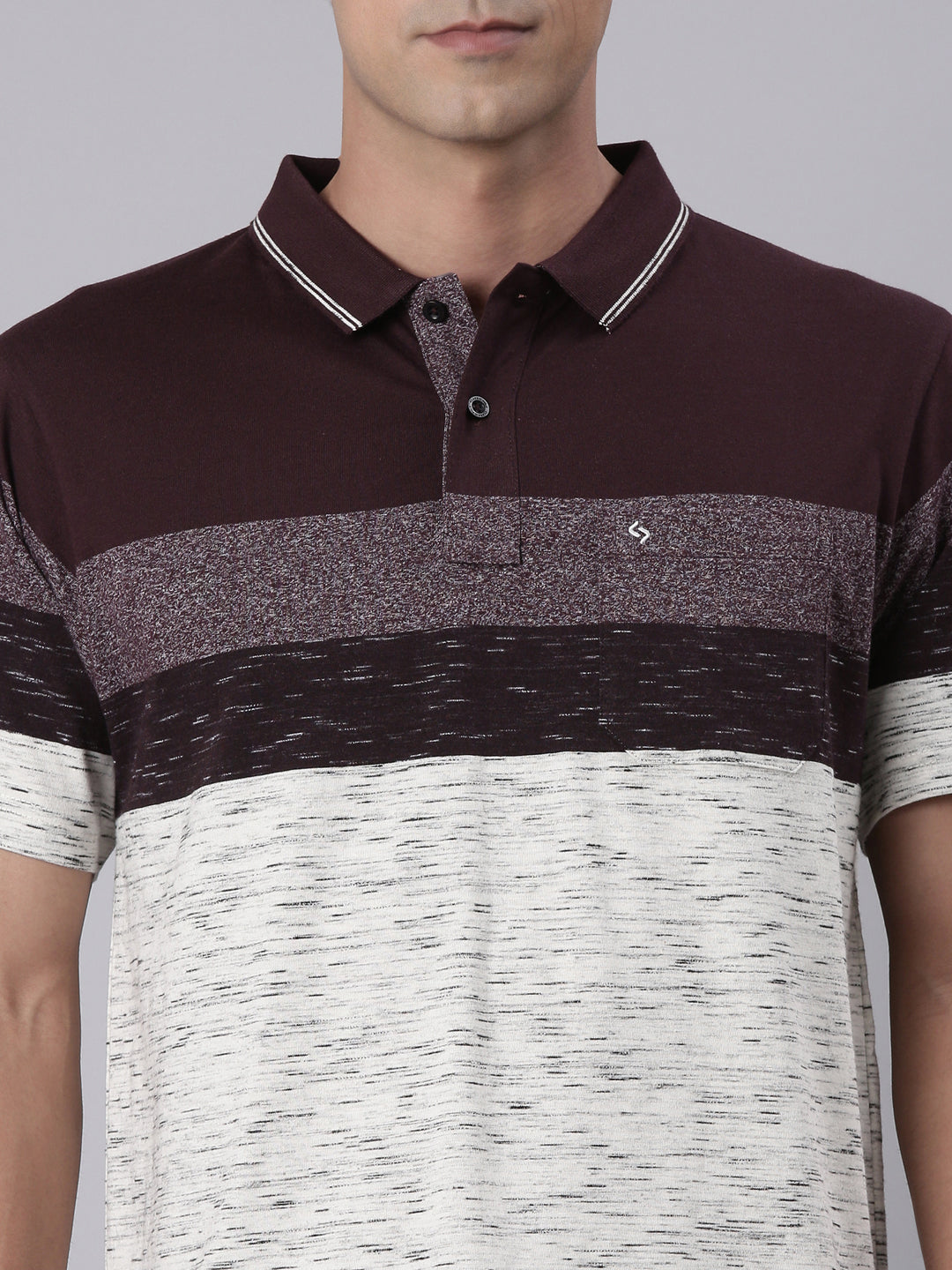 Classic Polo Men's Half Sleeve Multicolor Polo Neck Authentic Fit Colorblock Cotton T-Shirt | MEL - 274 A AF P