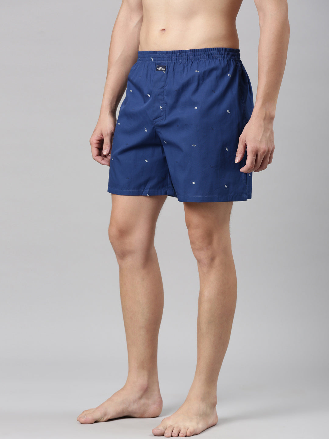 Classic Polo Men's All-Over Print Slim Fit Cotton Boxer Shorts Pack Of 2 | BXT-107-PRT-PRT
