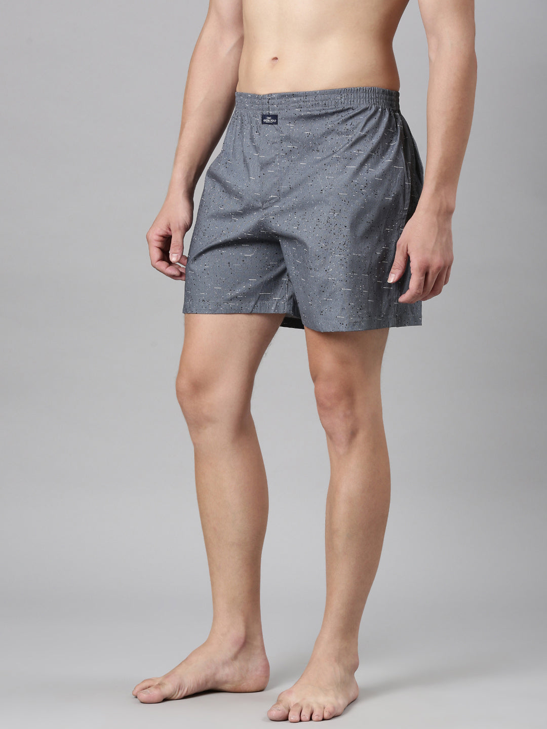 Classic Polo Men's Solid/All-Over Print Slim Fit Cotton Boxer Shorts Pack Of 2 | BXT-92-SLD-PRT