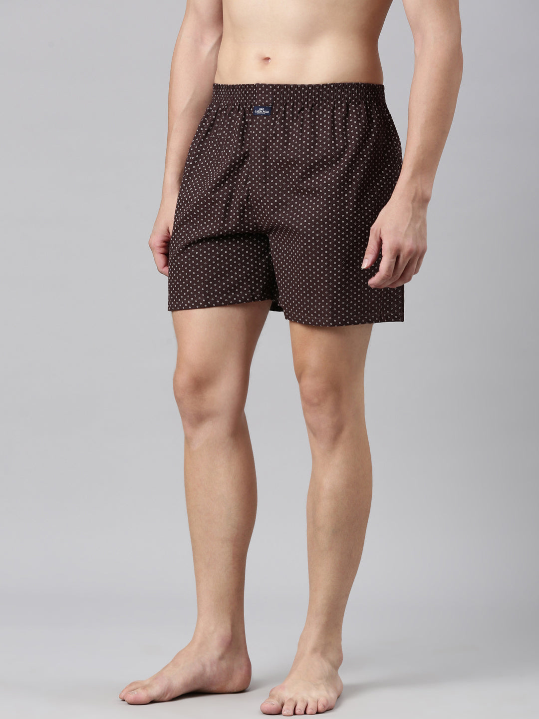Classic Polo Men's All-Over Print/Solid Slim Fit Cotton Boxer Shorts Pack Of 2 | BXT-59-PRT-SLD