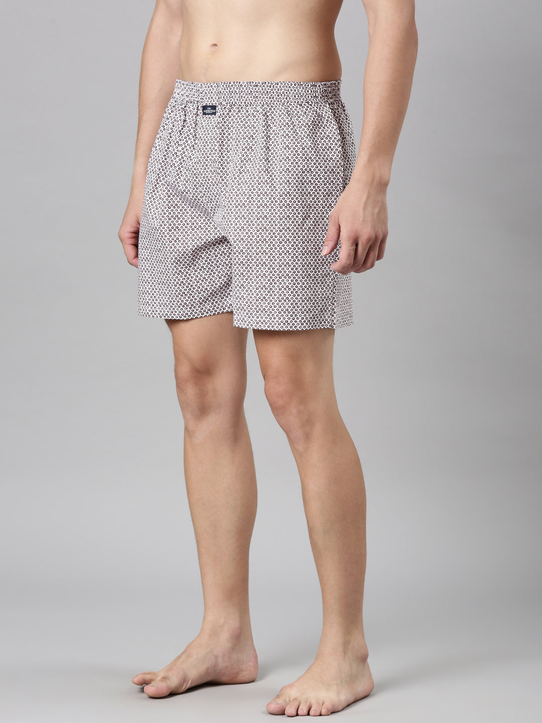 Classic Polo Men's All-Over Print Slim Fit Cotton Boxer Shorts Pack Of 2 | BXT-119-PRT-PRT