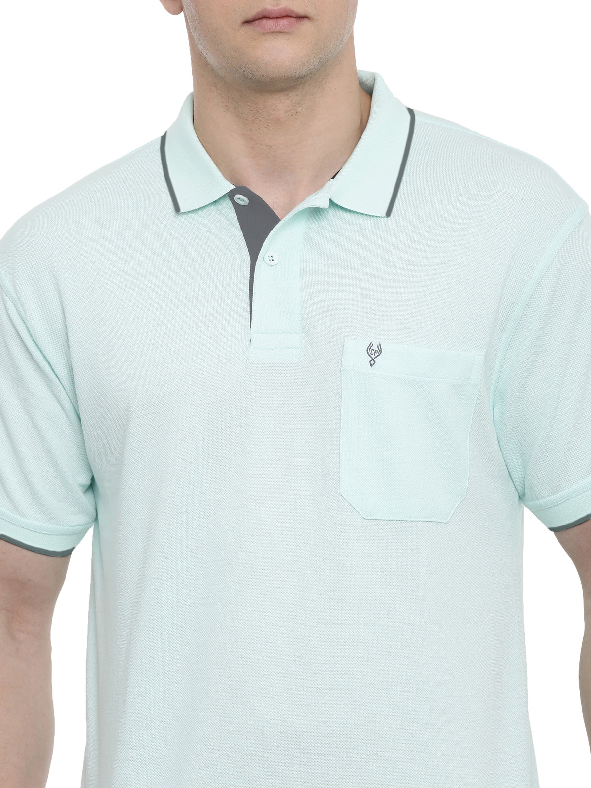 Classic Polo Men's Aruba Blue Authentic Fit Polo T-Shirt | 4SSN 205