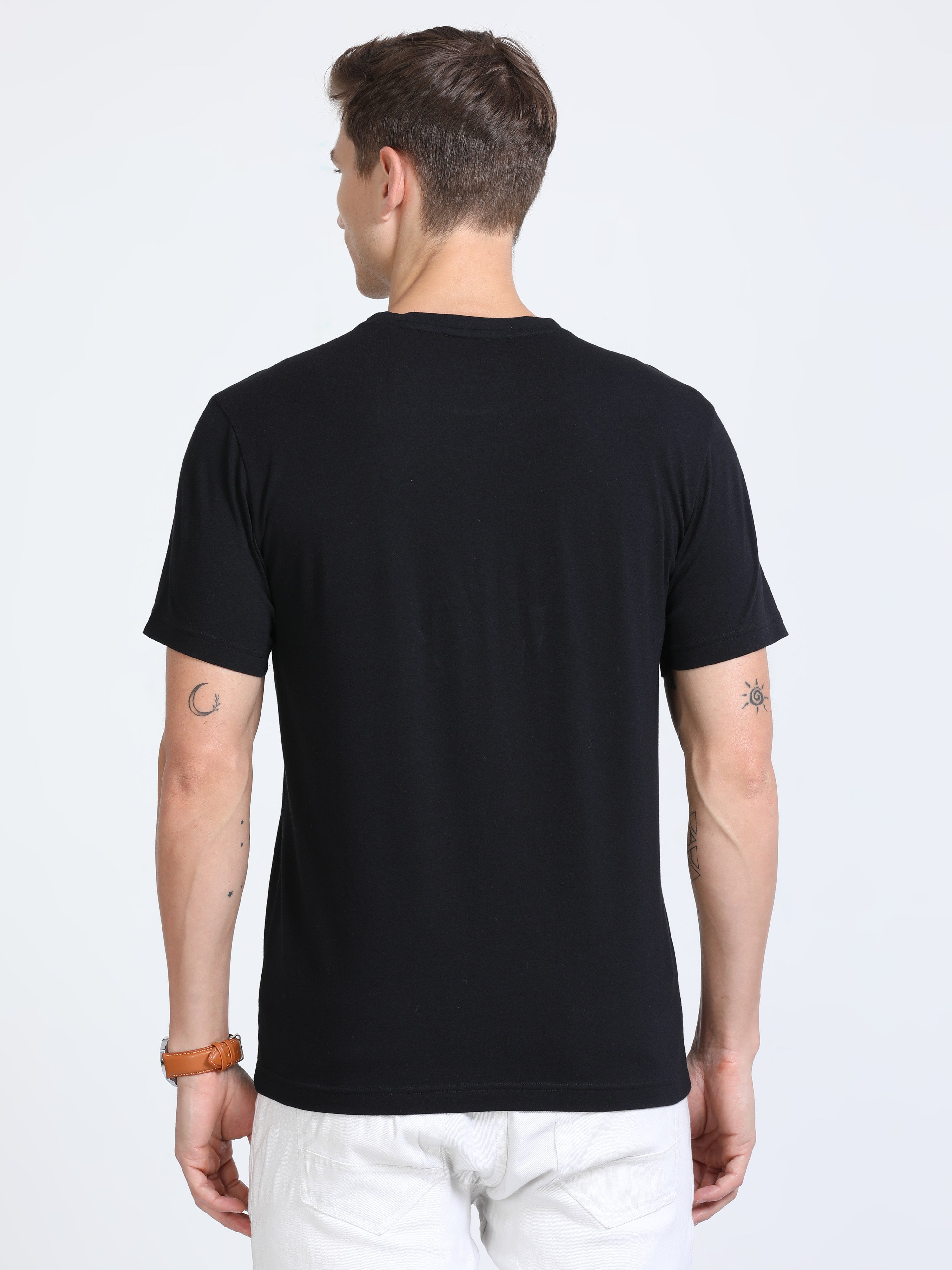 Buy CP BRO Men's Slim Fit T-Shirt (BRP - 356 B SF P_Multicolor_M