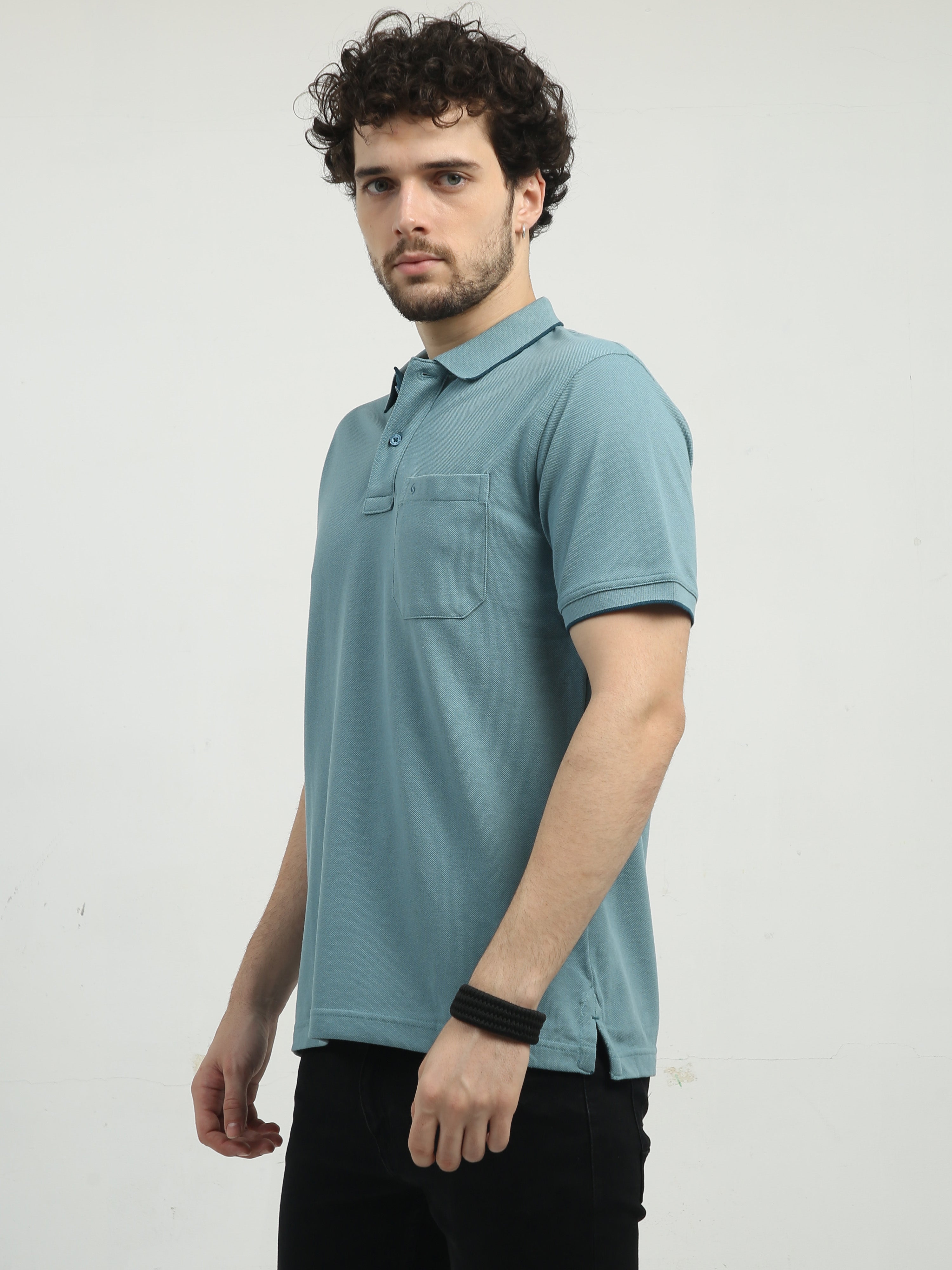 Classic Polo Men's Polo Neck Half Sleeve Authentic Fit Cotton T Shirt | TOY-NOVA-LAGOON