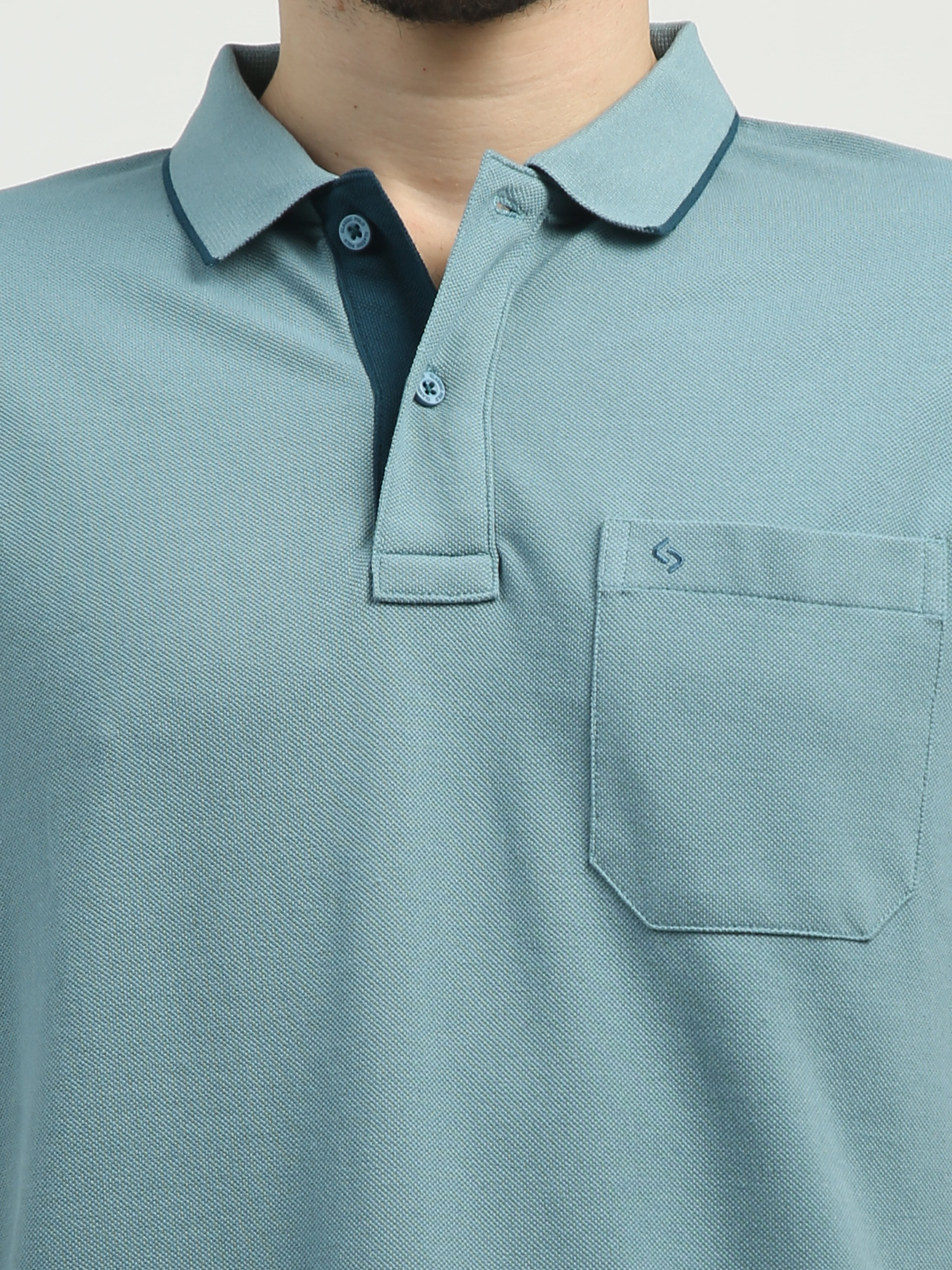 Classic Polo Men's Polo Neck Half Sleeve Authentic Fit Cotton T Shirt | TOY-NOVA-LAGOON