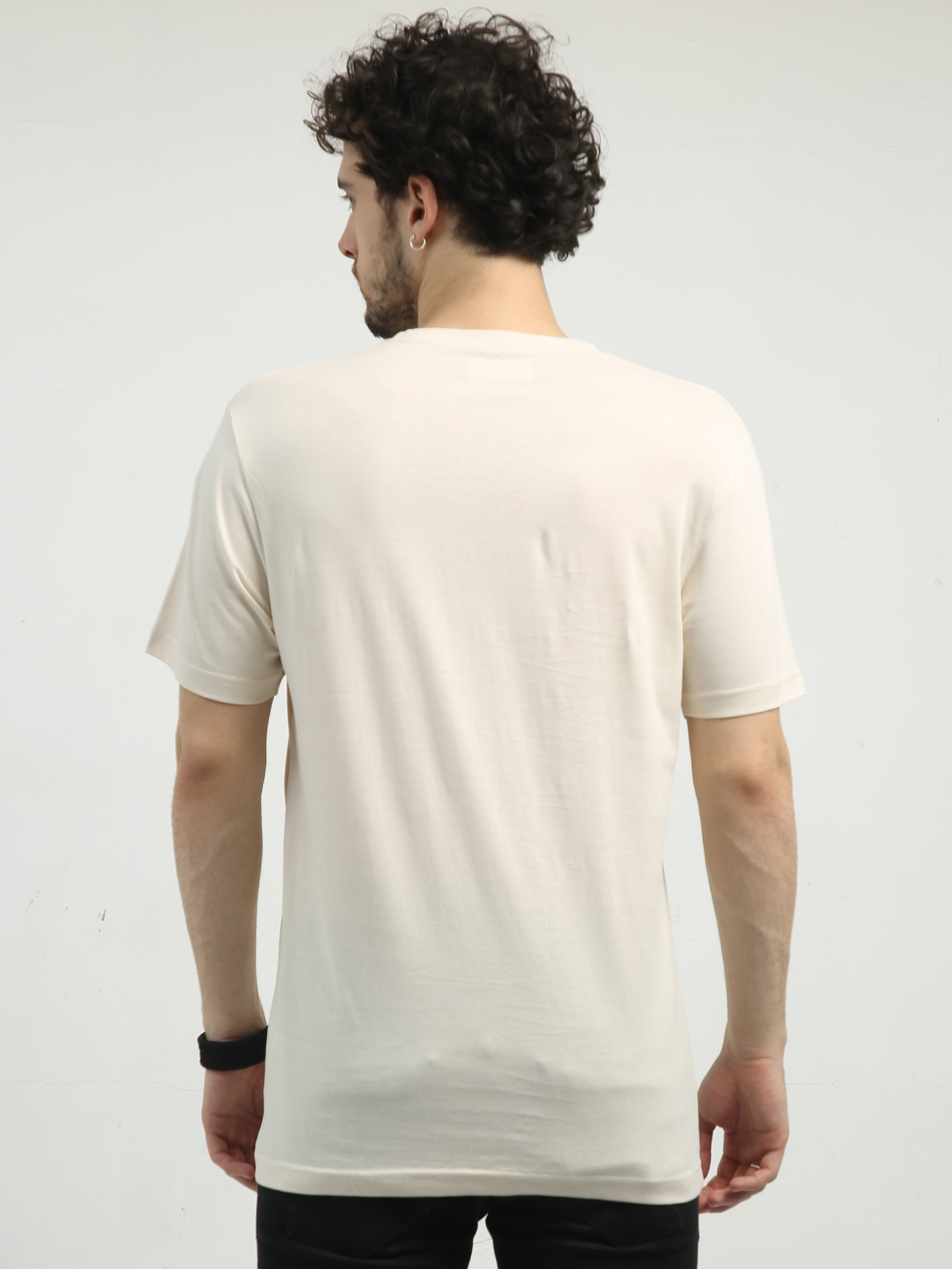 Classic Polo Men's Crew Neck Half Sleeve Slim Fit Cotton T Shirt | TOY-TRIO-903 SF C