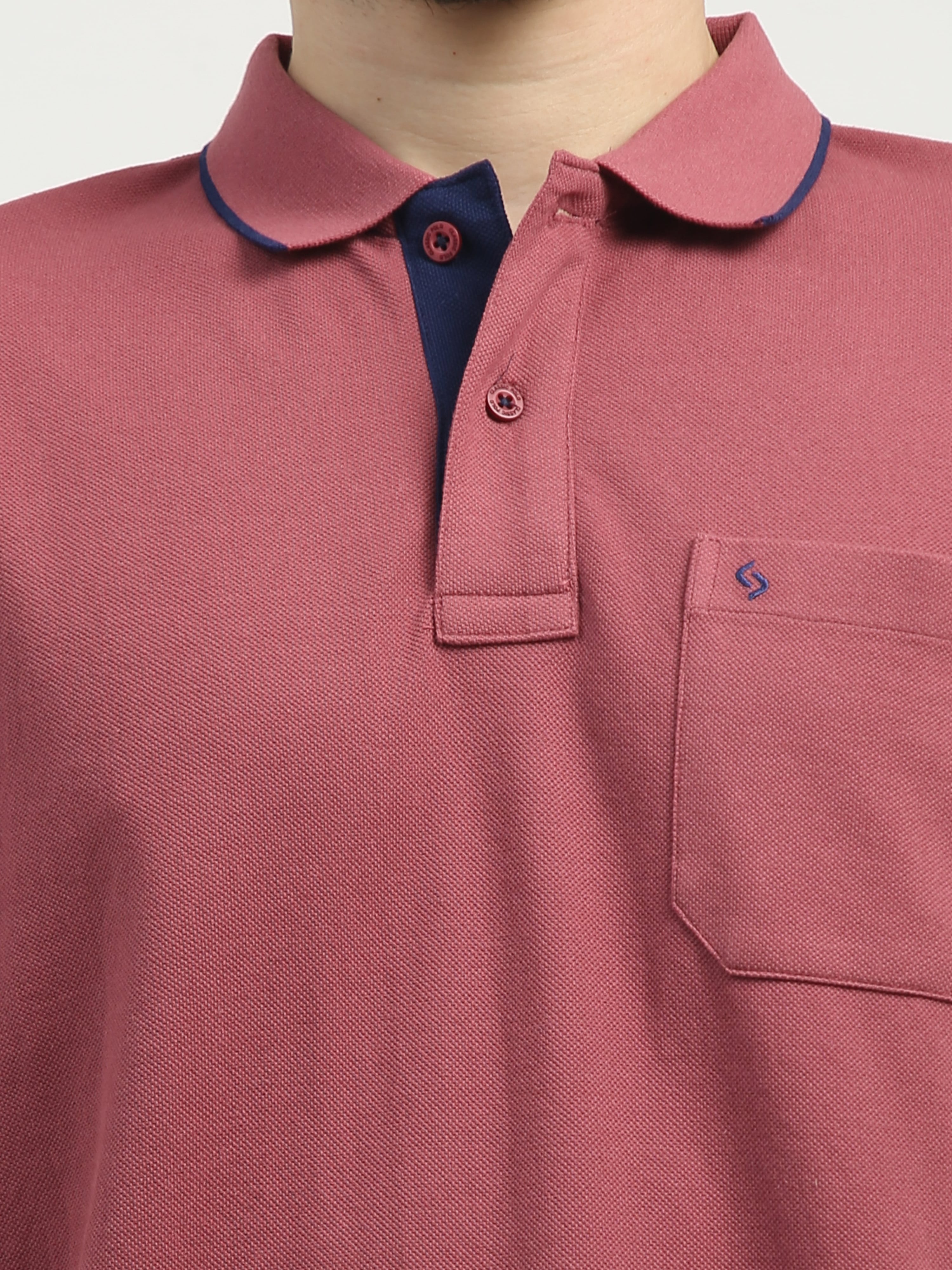 Classic Polo Men's Polo Neck Half Sleeve Authentic Fit Cotton T Shirt | TOY-NOVA-MAUVEWOOD