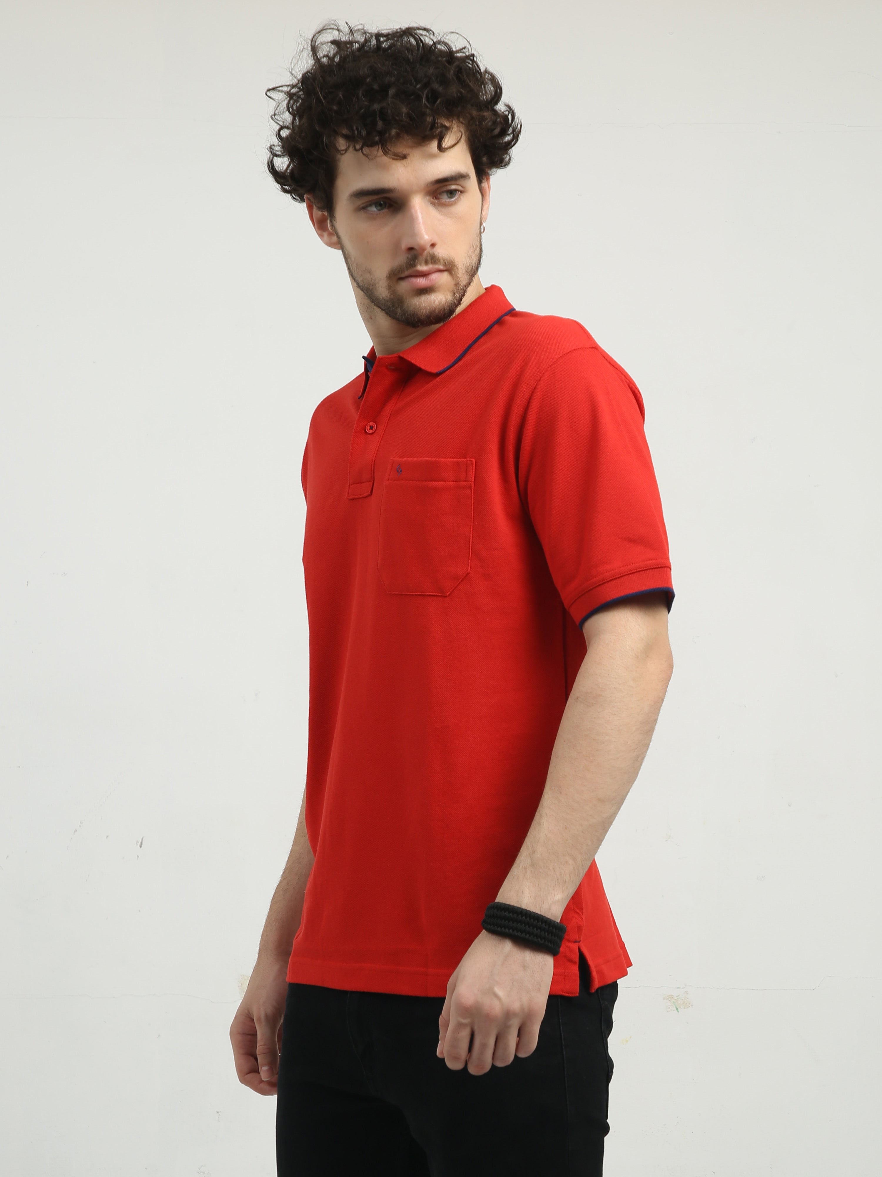 Classic Polo Men's Polo Neck Half Sleeve Authentic Fit Cotton T Shirt | TOY-NOVA-SALSA