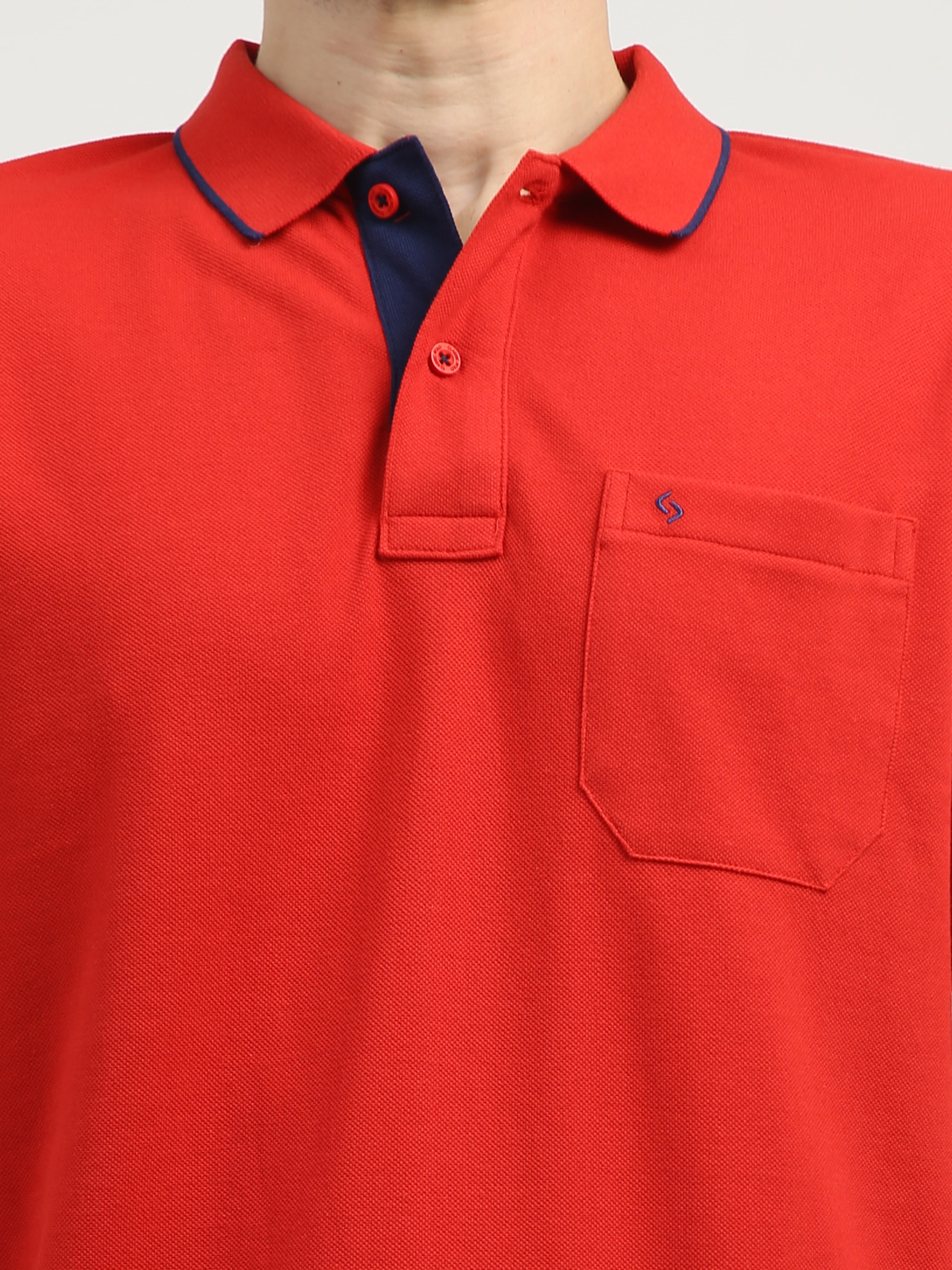 Classic Polo Men's Polo Neck Half Sleeve Authentic Fit Cotton T Shirt | TOY-NOVA-SALSA