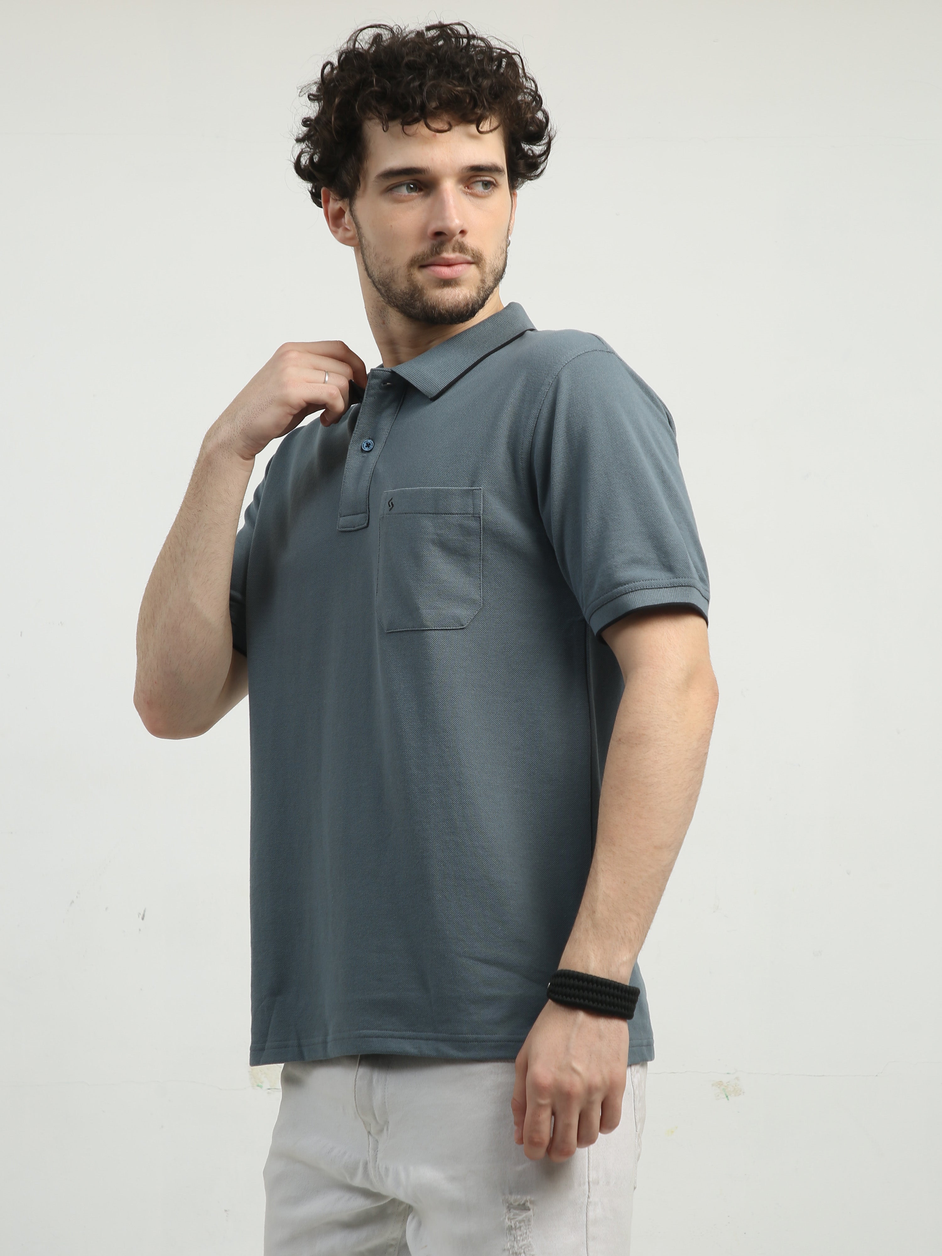 Classic Polo Men's Polo Neck Half Sleeve Authentic Fit Cotton T Shirt | TOY-NOVA-STROMY WEATHER