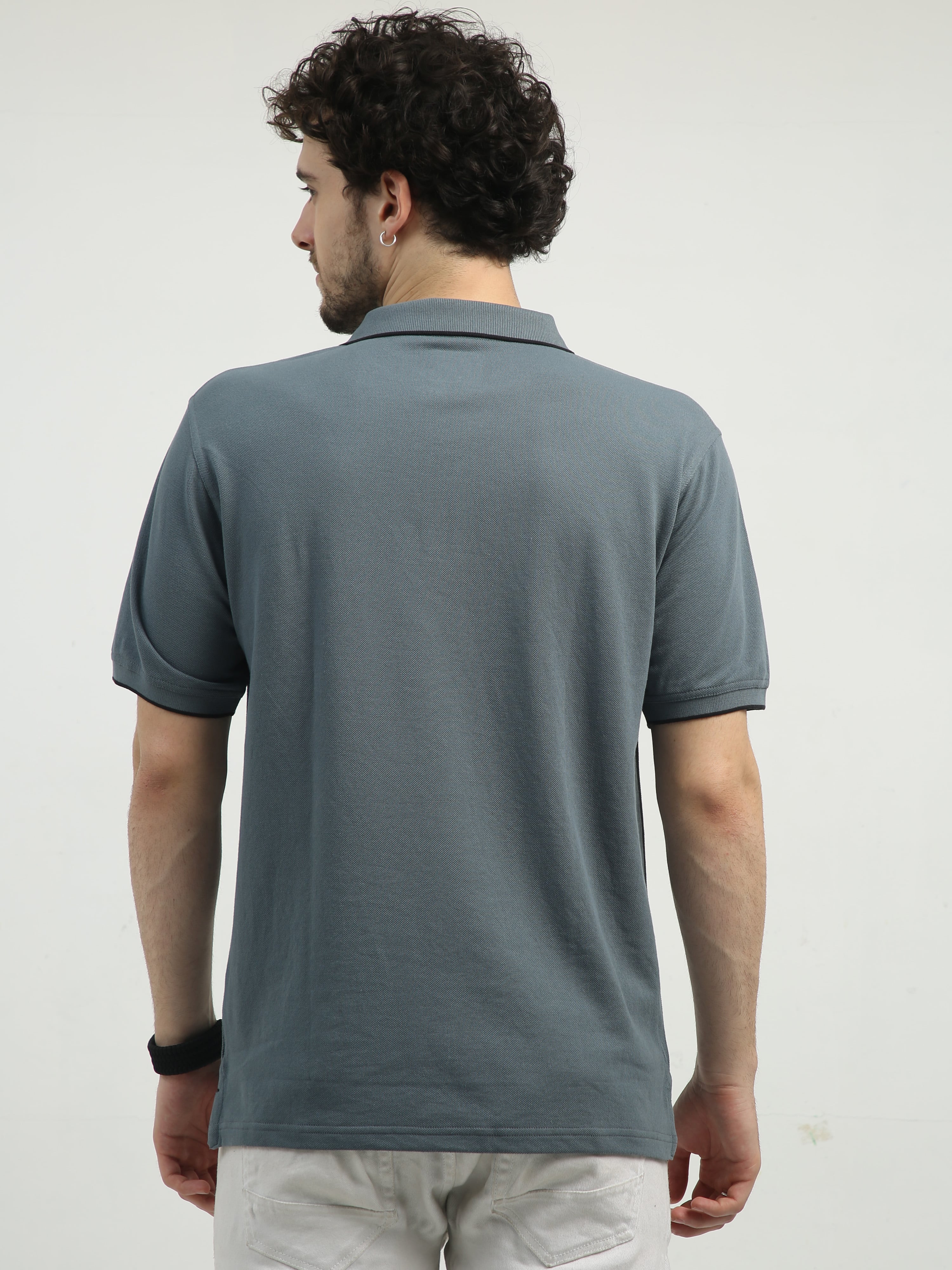 Classic Polo Men's Polo Neck Half Sleeve Authentic Fit Cotton T Shirt | TOY-NOVA-STROMY WEATHER