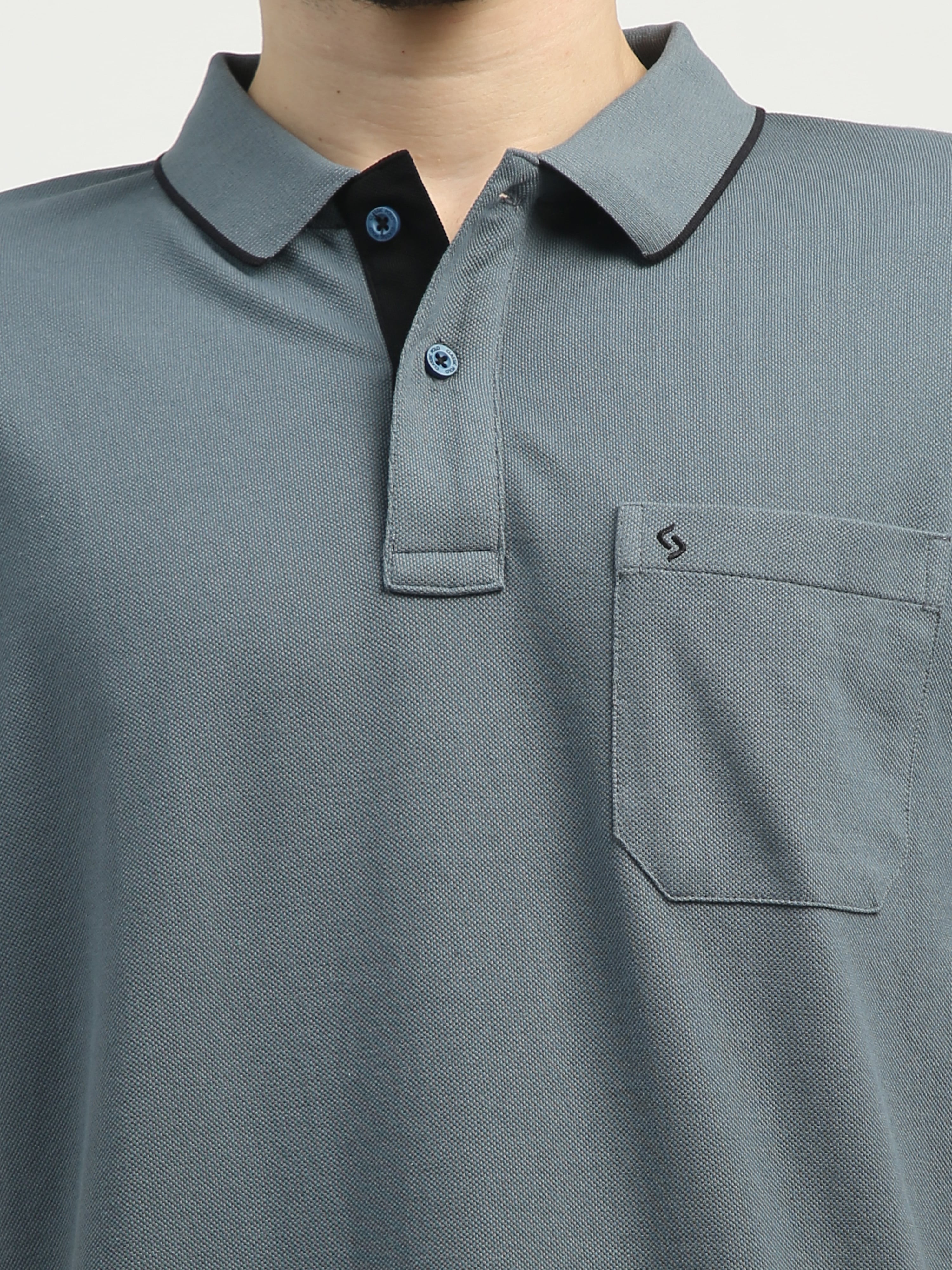 Classic Polo Men's Polo Neck Half Sleeve Authentic Fit Cotton T Shirt | TOY-NOVA-STROMY WEATHER