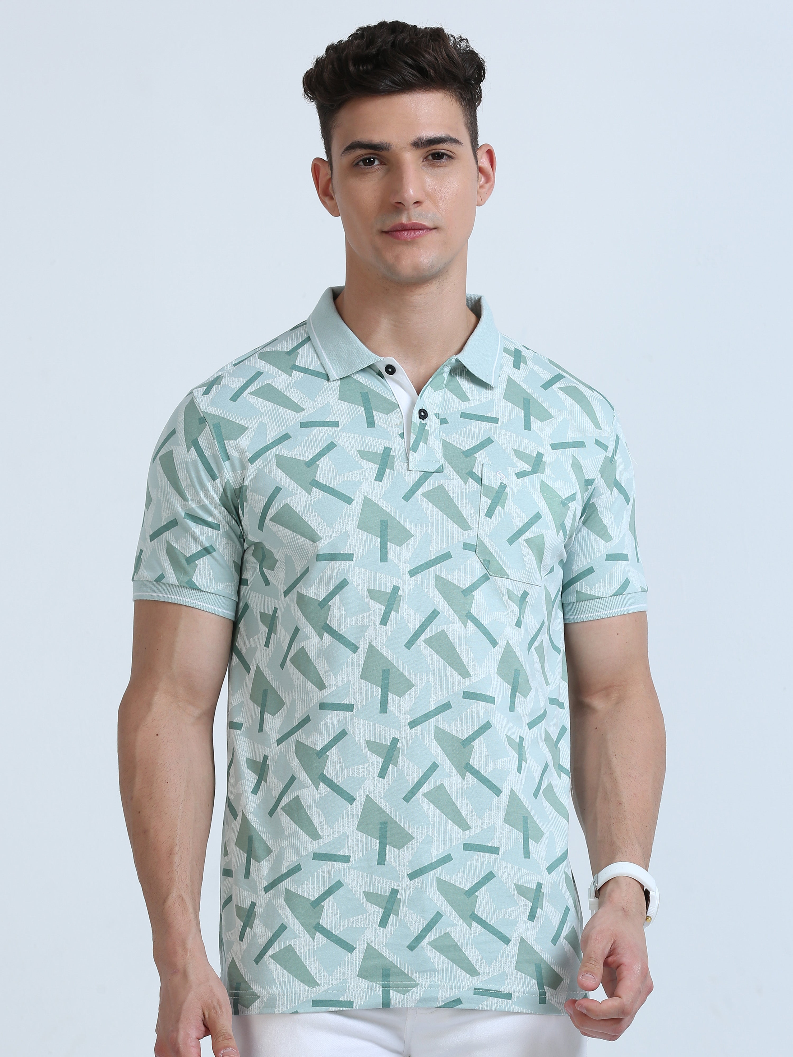 Polo t shirt for men - Buy Casual, Sporty, Printed, Round Neck Online