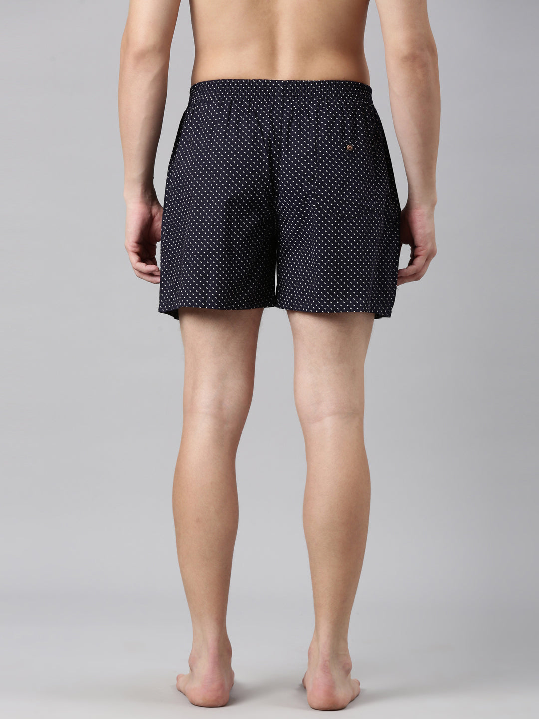 Classic Polo Men's All-Over Print/Solid Slim Fit Cotton Boxer Shorts Pack Of 2 | BXT-67-PRT-DBY