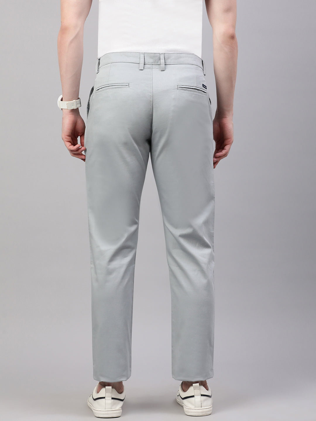 Classic Polo Men's Lt.Blue Moderate Fit Solid Trouser||TQ1-CL-29 A-BLU-MF-LY