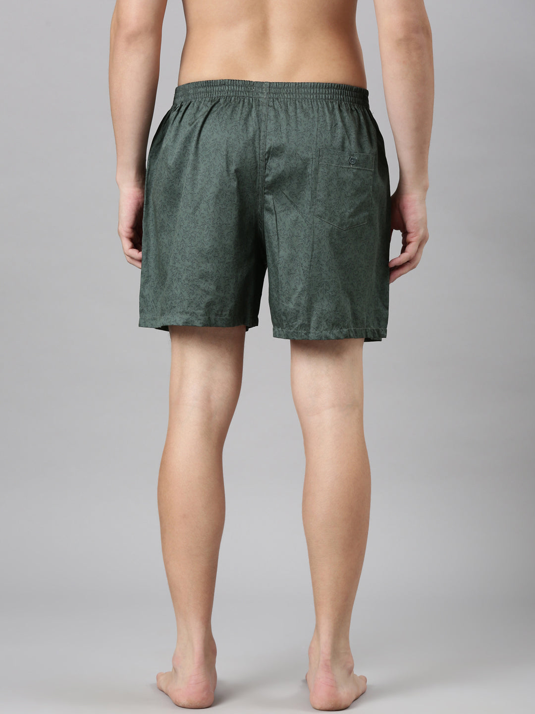 Classic Polo Men's All-Over Print/Solid Slim Fit Cotton Boxer Shorts Pack Of 2 | BXT-98-PRT-SLD