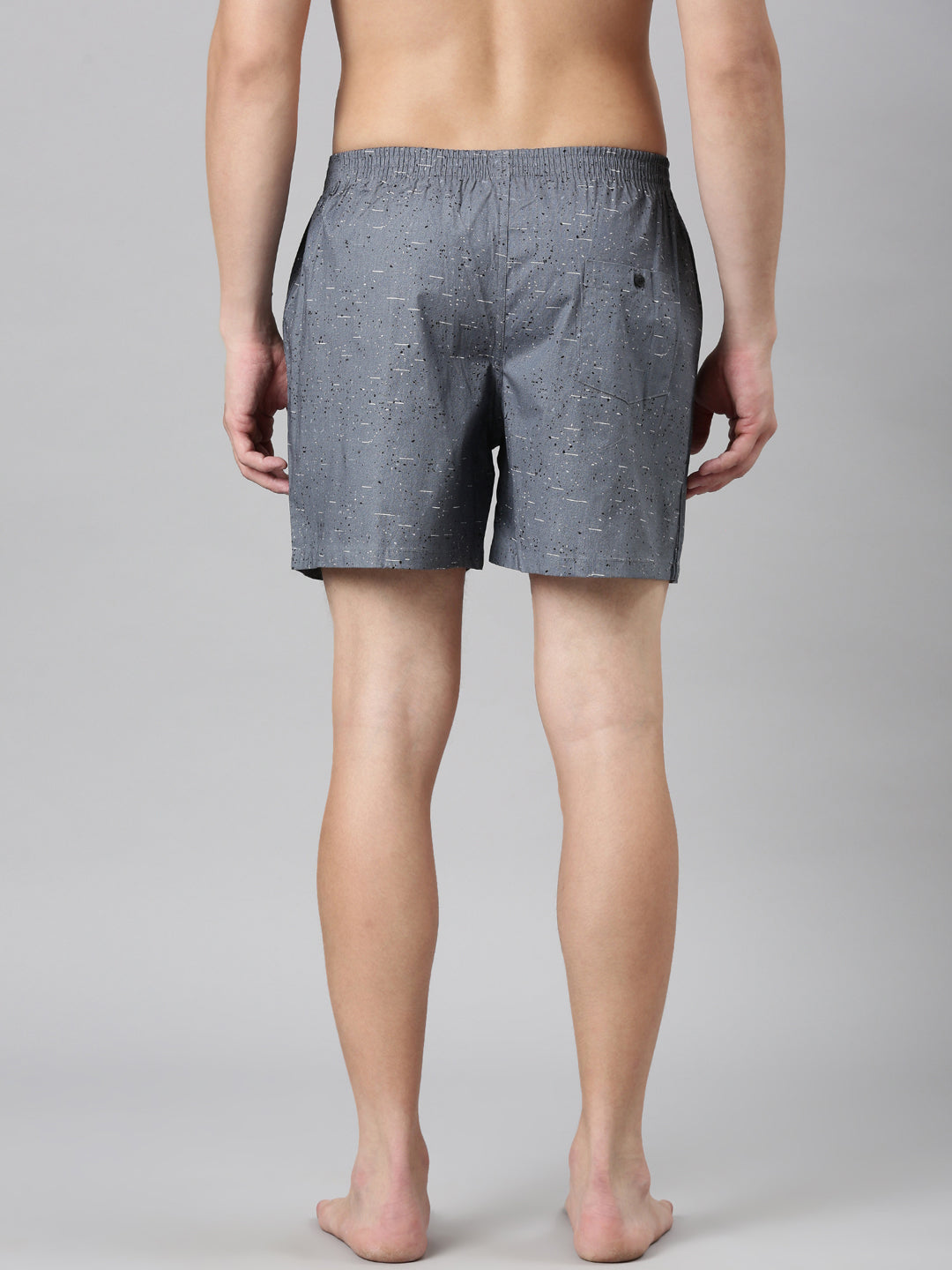 Classic Polo Men's Solid/All-Over Print Slim Fit Cotton Boxer Shorts Pack Of 2 | BXT-92-SLD-PRT