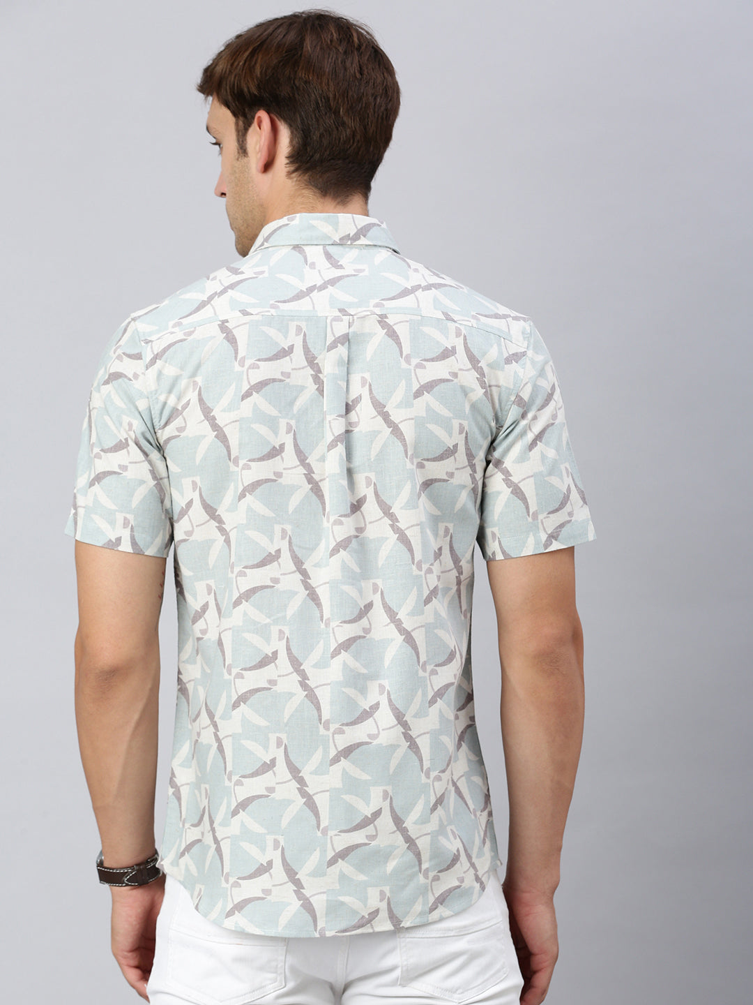 Classic Polo Men's Half Sleeve Multicolor Slim Fit Printed Casual Shirt | SP2-EL-15 B-HS-PRT-SF