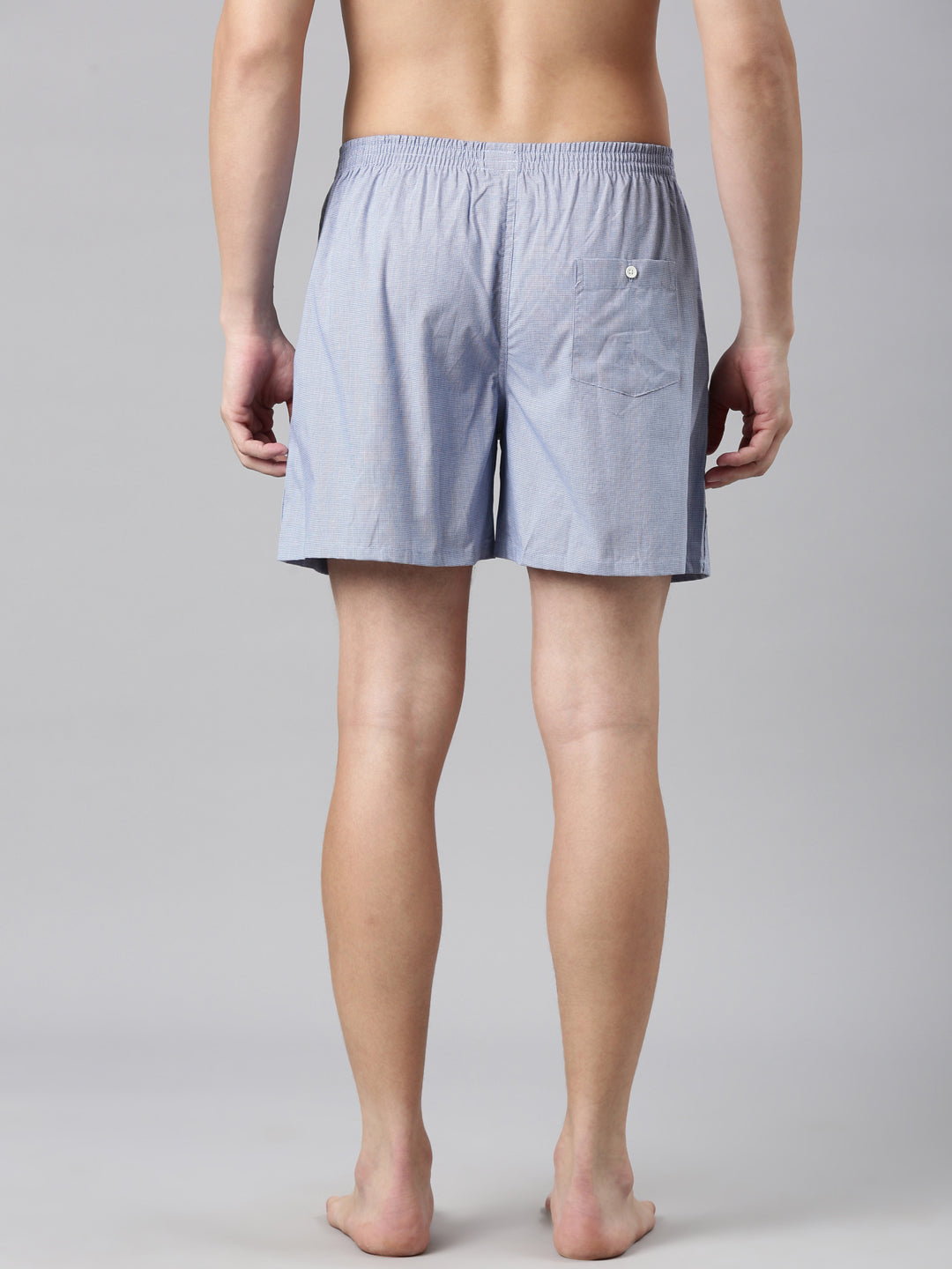 Classic Polo Men's All-Over Print/Checked Slim Fit Cotton Boxer Shorts Pack Of 2 | BXT-70-PRT-CHK