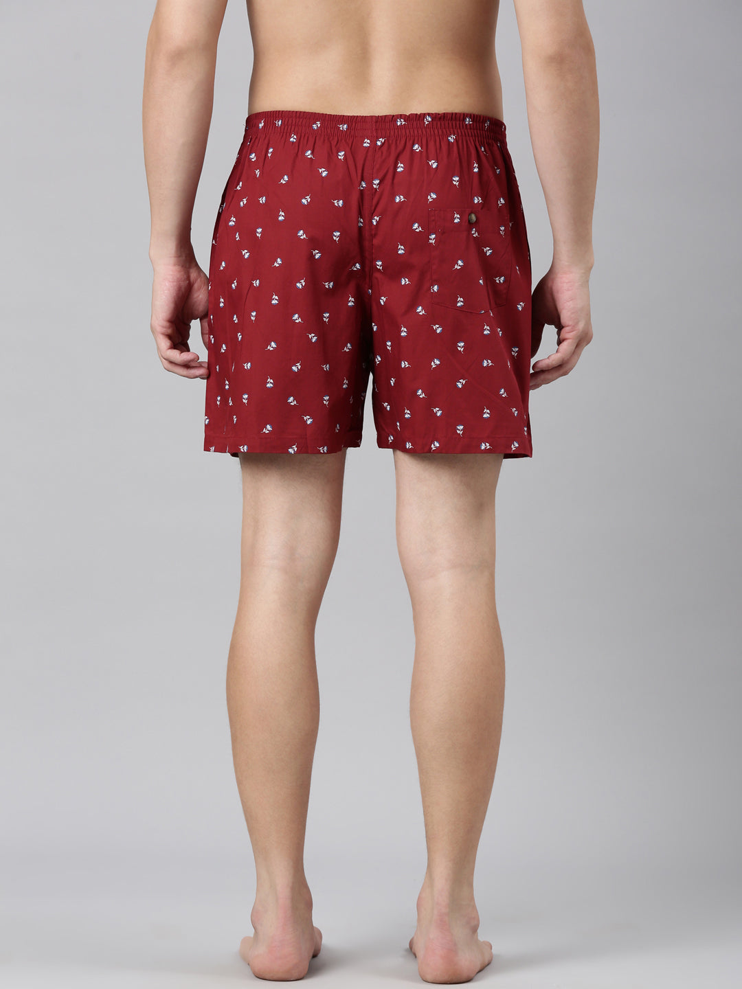 Classic Polo Men's All-Over Print/Solid Slim Fit Cotton Boxer Shorts Pack Of 2 | BXT-95-PRT-SLD