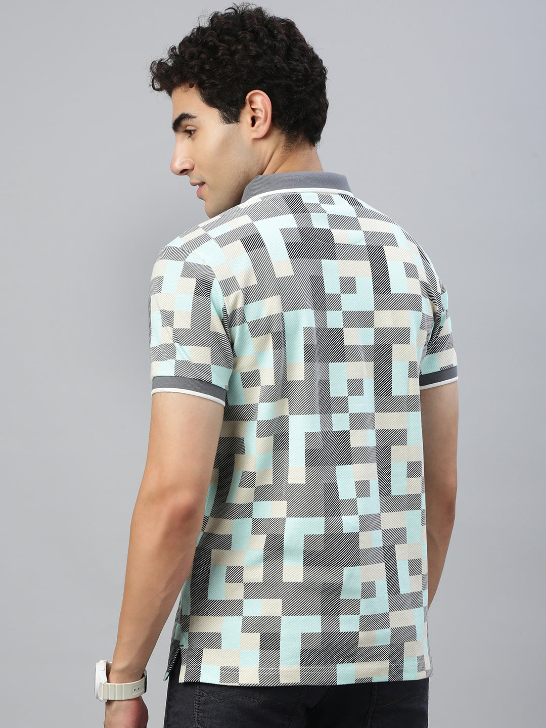 Classic Polo Men's Half Sleeve Multicolor Polo Neck Slim Fit All Over Print T-Shirt||GEN-X-POLO 31 A SF P