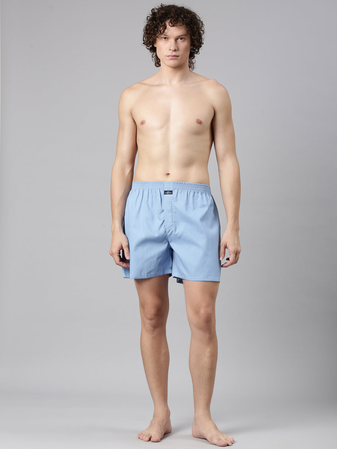 Classic Polo Men's Checked/Solid Slim Fit Cotton Boxer Shorts Pack Of 2 | BXT-73-SLD-CHK